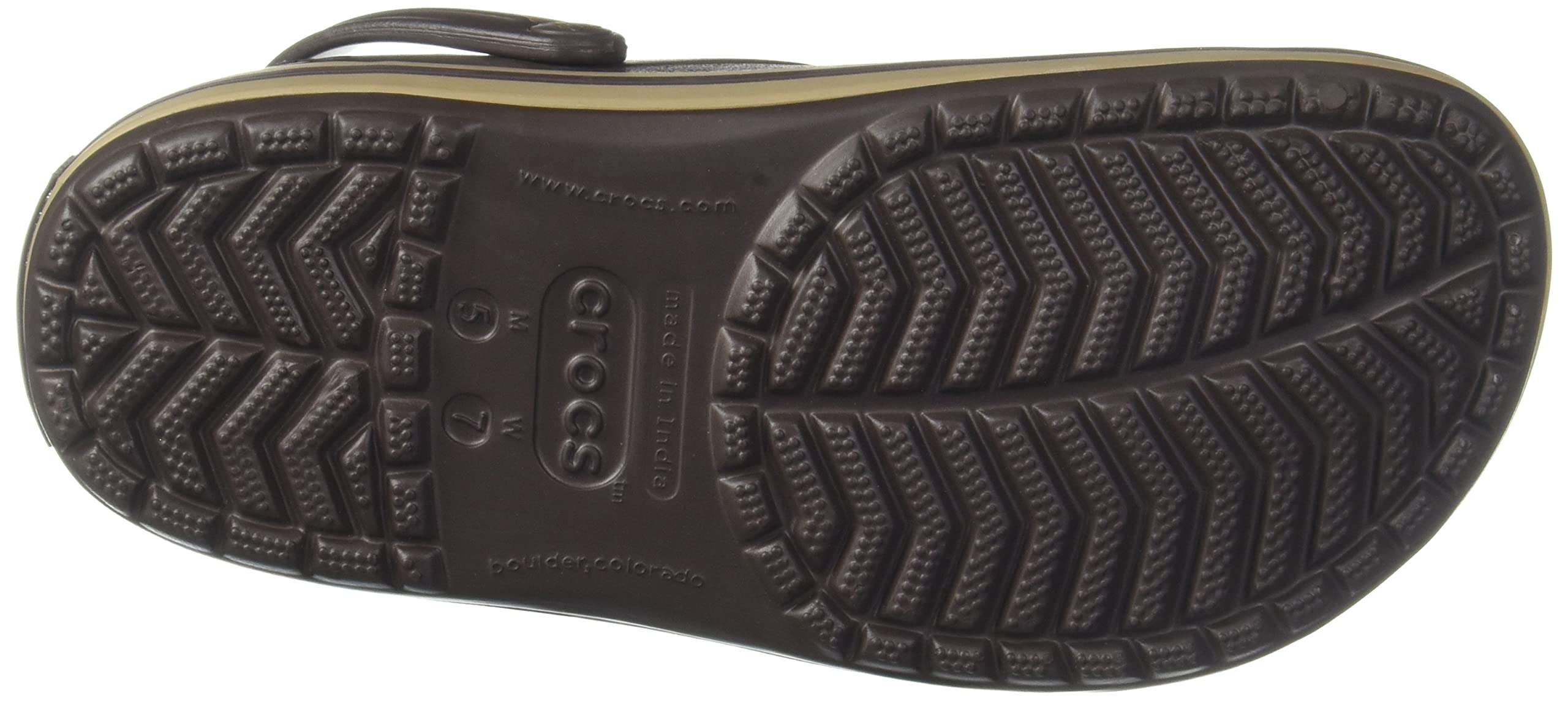 crocs Unisex-Adult Crocband Espresso/Khaki Clog - 4 UK Men/ 5 UK Women (M5W7) (11016-22Y) 6