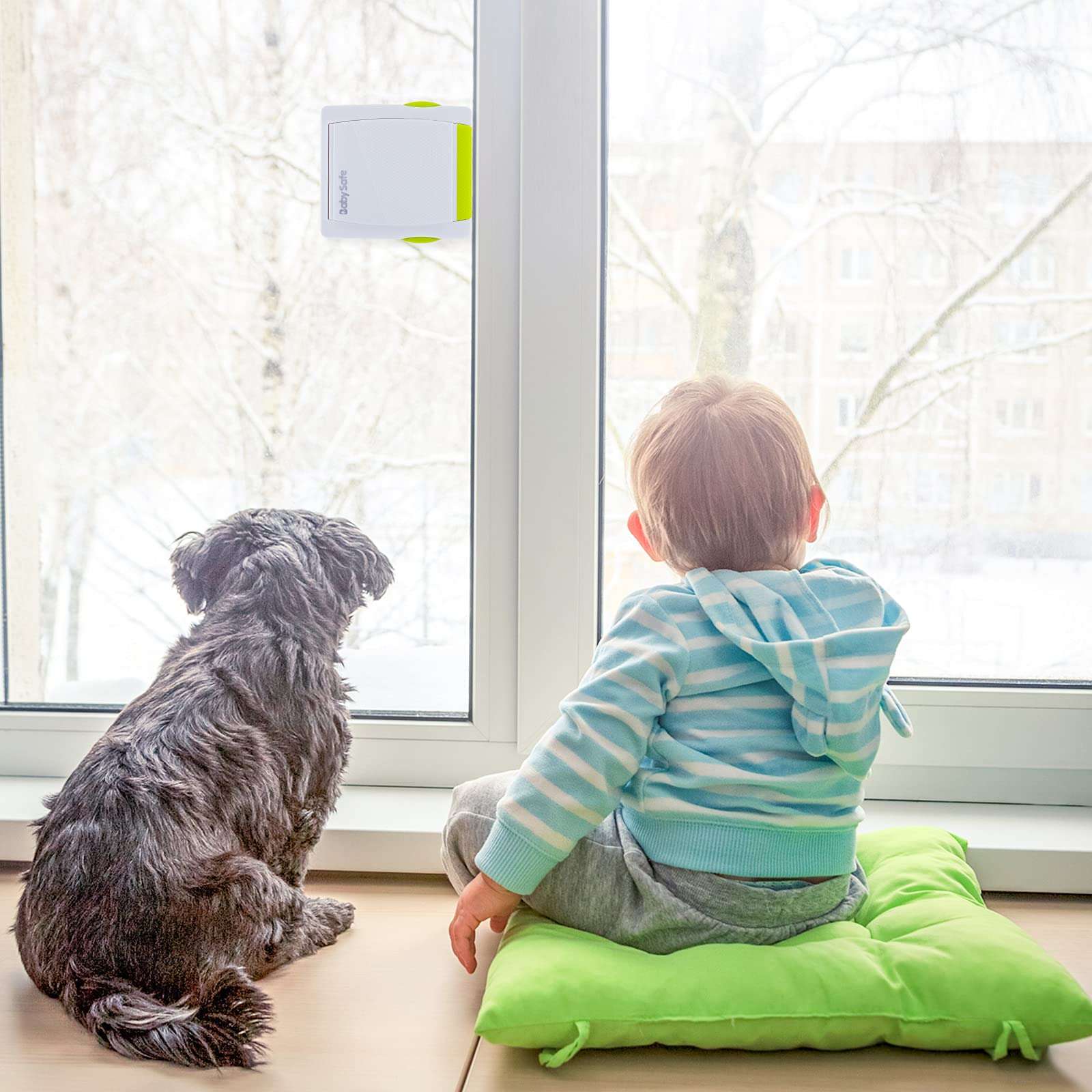 LATIBELL Sliding Glass Door Window Locks - 4 Pack Child Baby Proof Security Locks for Kids Safety Slide Closet Patio Doors, No Screws or Drills Needed 2