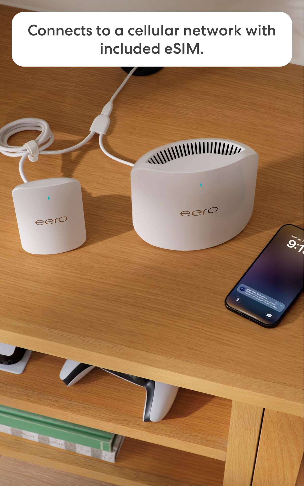 Amazon eero Signal 4G LTE cellular backup for eero systems, annual eero Plus subscription is required for connectivity - available in app (newest model) 5