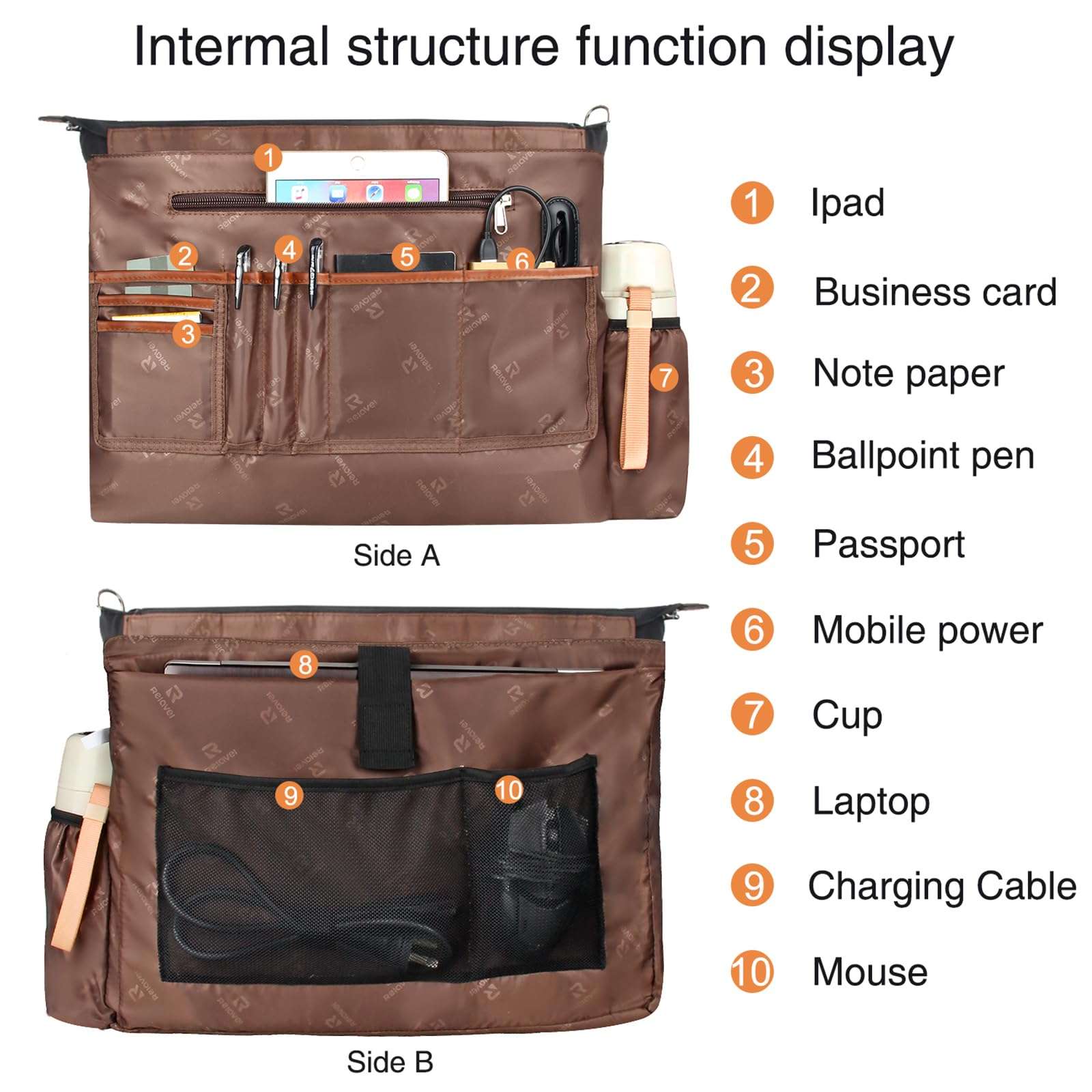 Laptop Tote Bag for Women 17.3 Inch Laptop Bag PU Leather Business Office Work Bag Briefcase with USB Waterproof Computer Tote Bag Large Handbag Satchel Shoulder Bag 3