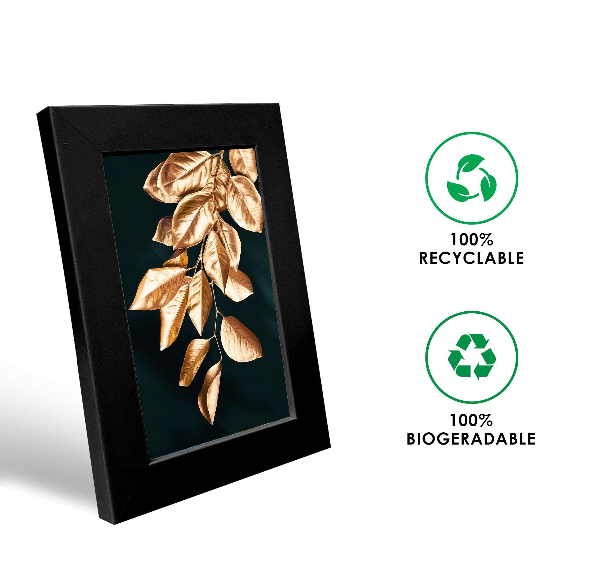 GADGETS WRAP Printed Photo Frame Matte Painting for Home Office Studio Living Room Decoration (14x11inch Black Framed) - Lake Nature Water Reflection 5