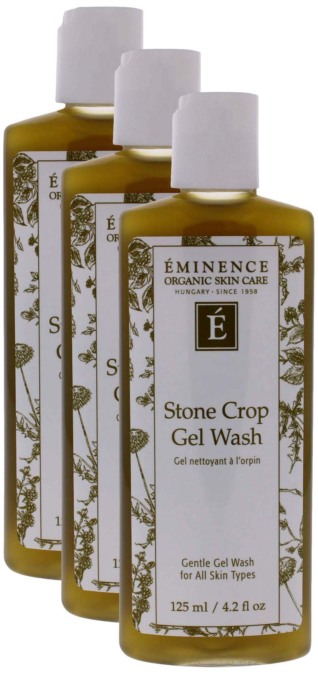 Eminence Organic Skincare. Stone Crop Gel Wash(125 ml) (Pack of 3) 1