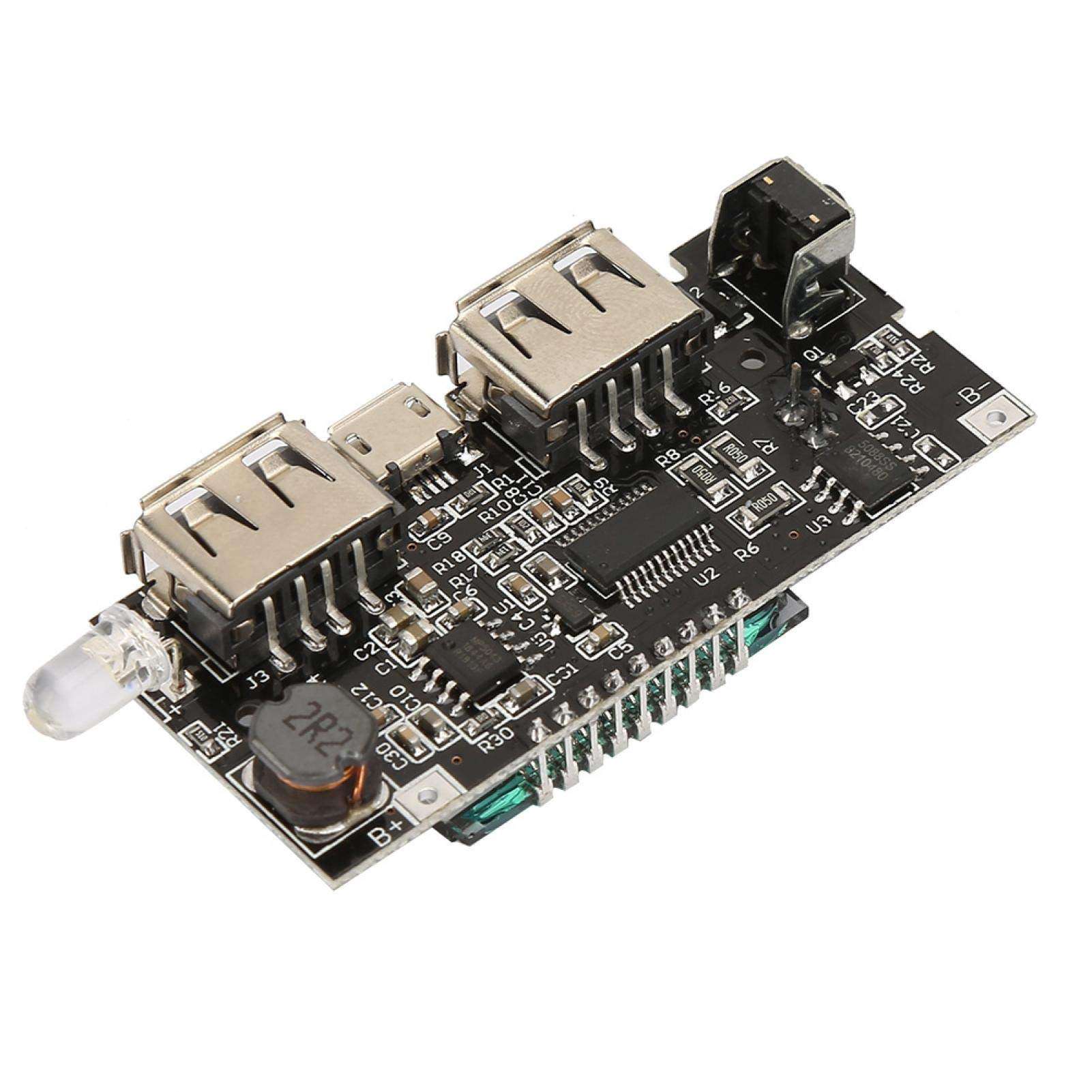 Simple Dual USB Power Bank Module, Convenient Power Bank PCB, for Lithium Battery Battery Power Bank 6