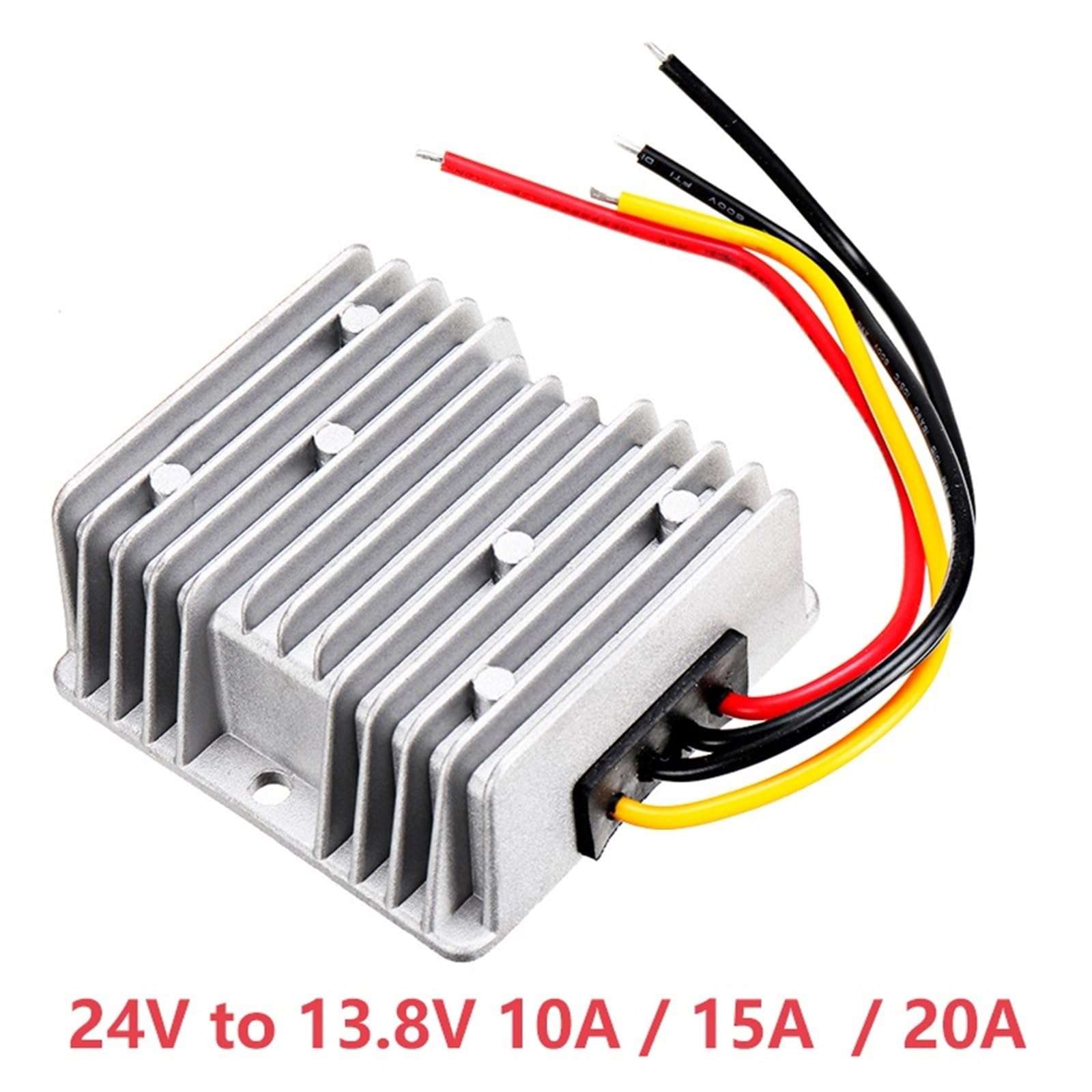 1pcs 24V to 13.8V 1-100A DC Buck Converter Adapter 18-36 Volt Converters Actuator Voltage for Sensors Controllers(100A) 4