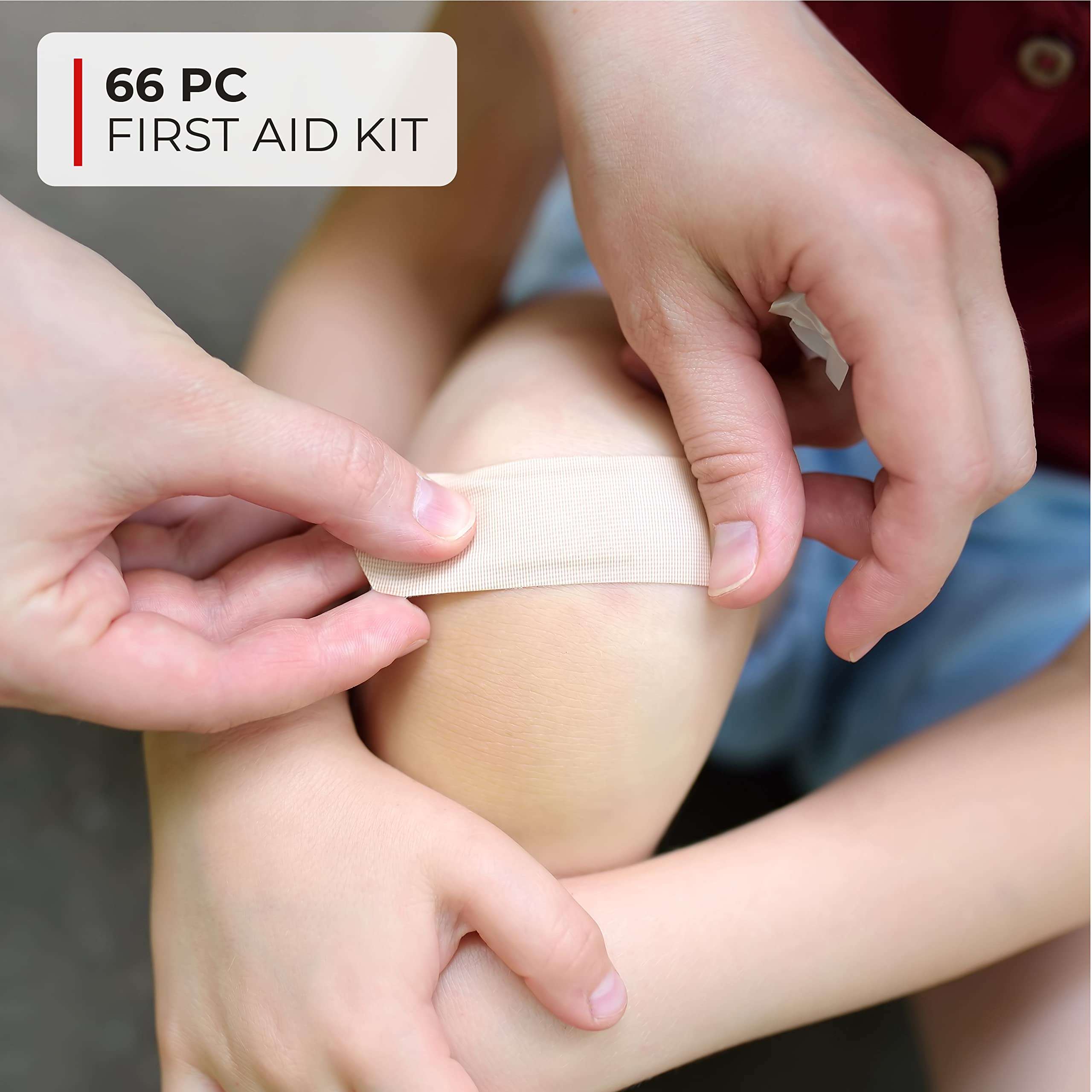 Thrive Emergency Car Kits for Vehicles - Roadside Emergency Car Kit (104 Pieces) - Car Kits for Emergency - Roadside Car Kit with Jumper Cables and Mini First Aid Kit - Triangle Bag 5