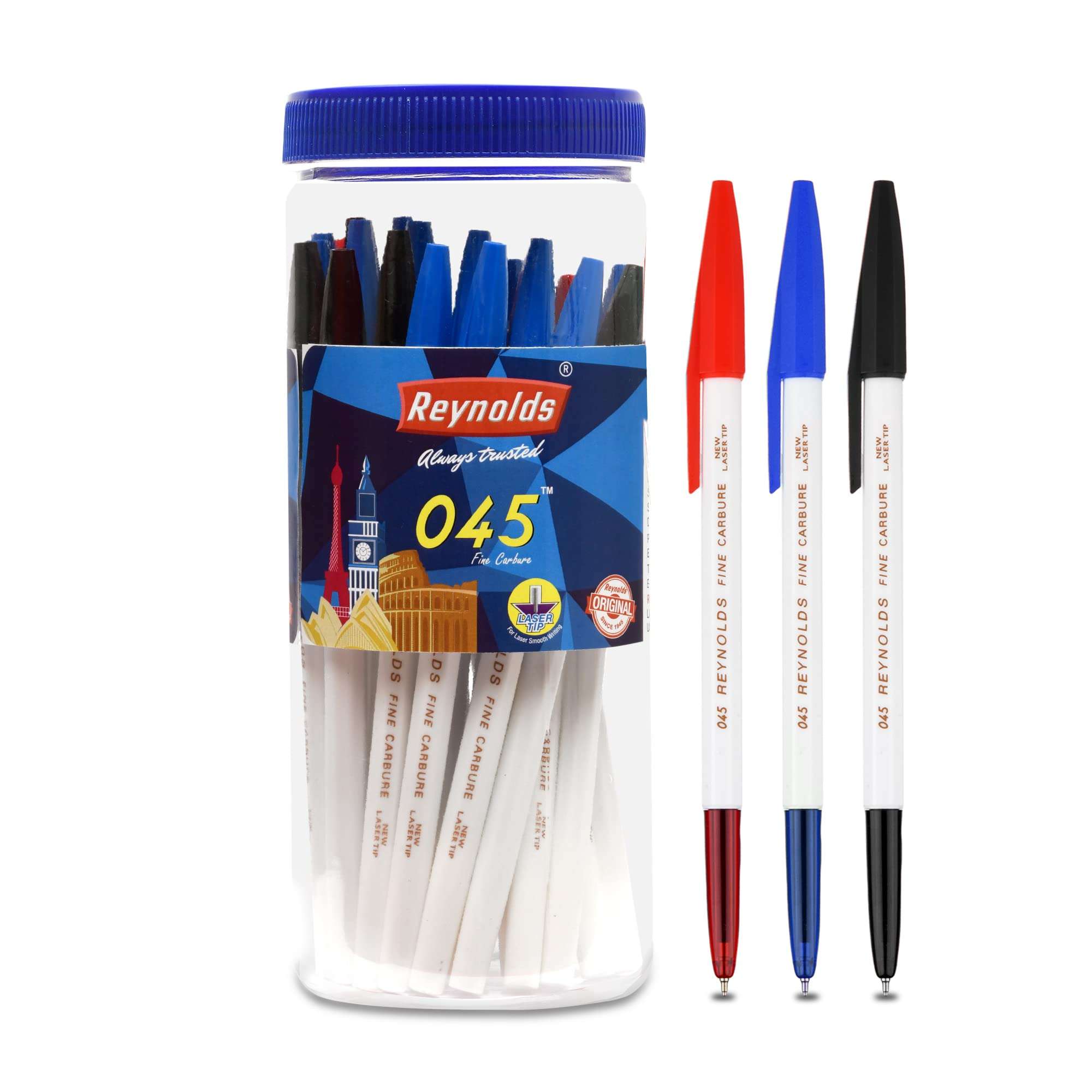 Reynolds VIBRANT PENCIL 30 CT JAR, Grey & Reynolds 045 CARBURE 25 PENS JAR 6