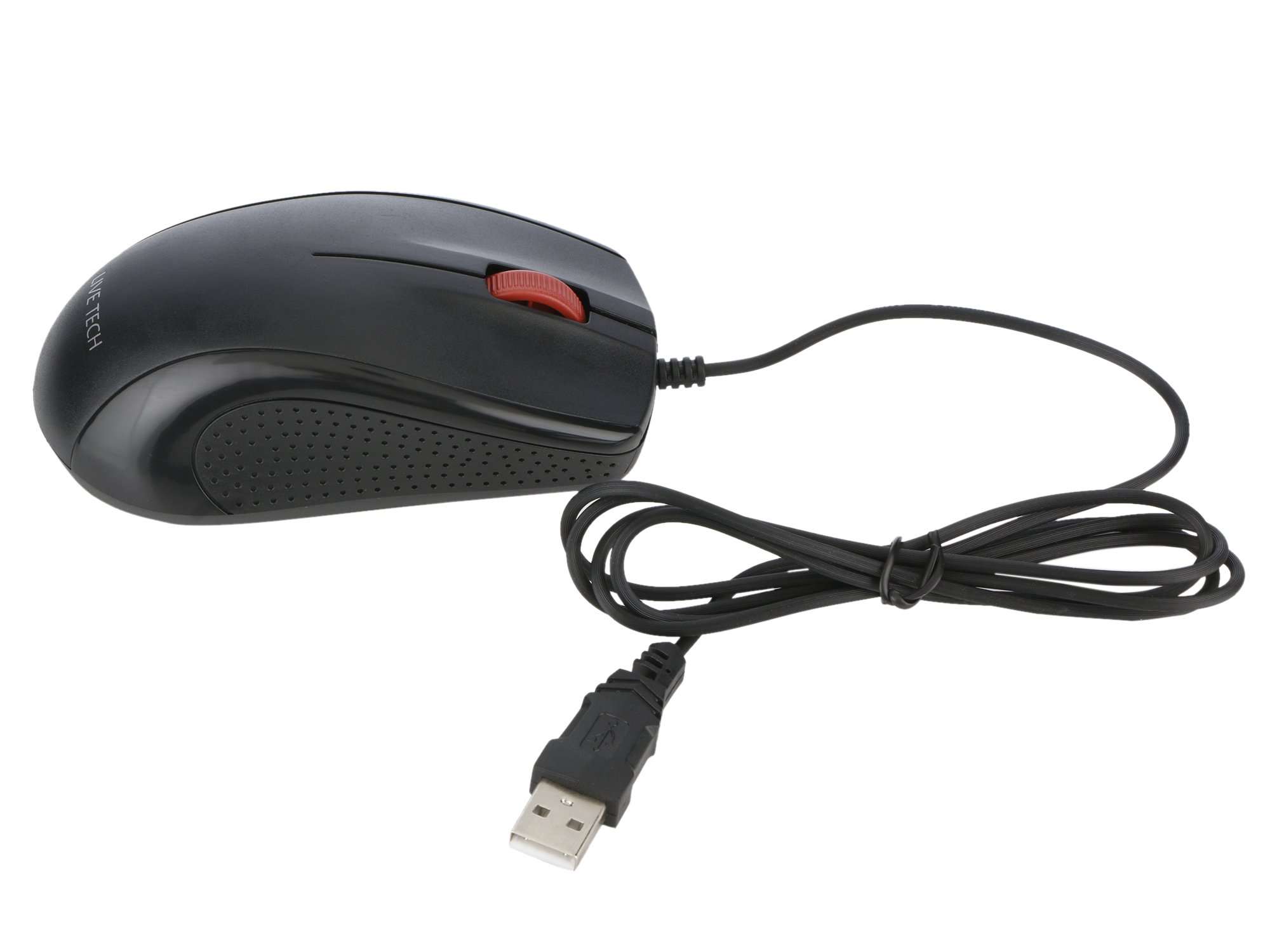 Live Tech MS-19 USB Wired Black Color Optical Mouse 3