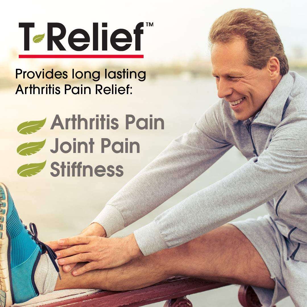 T-Relief Extra Strength Arthritis Pain Reliever Arnica +12 Natural Medicines for Joint Soreness Stiffness Aches, Quick Dissolving Pain Relief for Women & Men - 100 Tablets (Pack of 3) 5