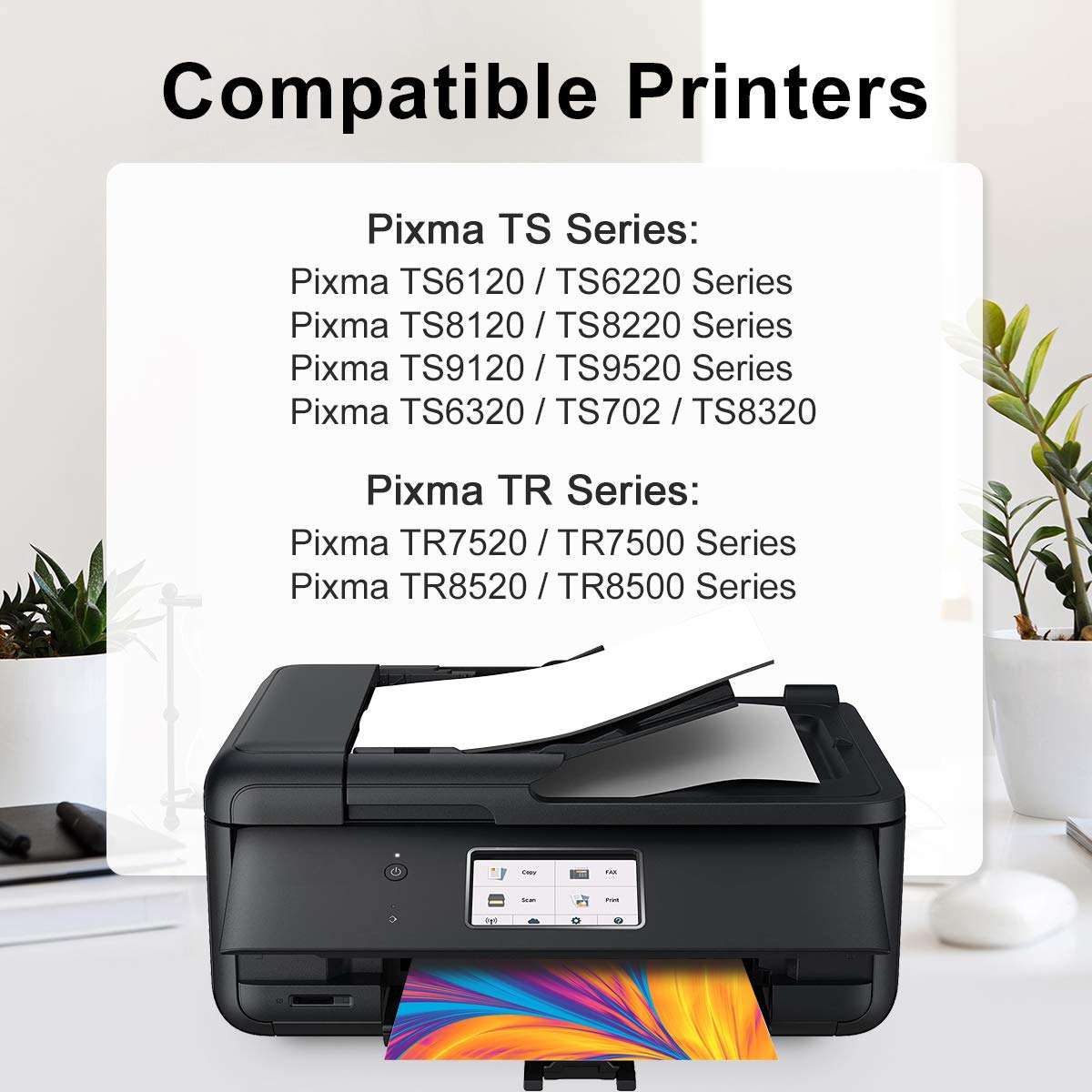 H&BO TOPMAE Compatible Ink Cartridge Replacement for Canon 280 281 PGI-280XXL CLI-281XXL Ink for PIXMA TR8520 TR7520 TS6120 TS6220 TS702 TS6100 TS6200 TS9520 TS6320 TS9521C Printer (10 Pack) 2