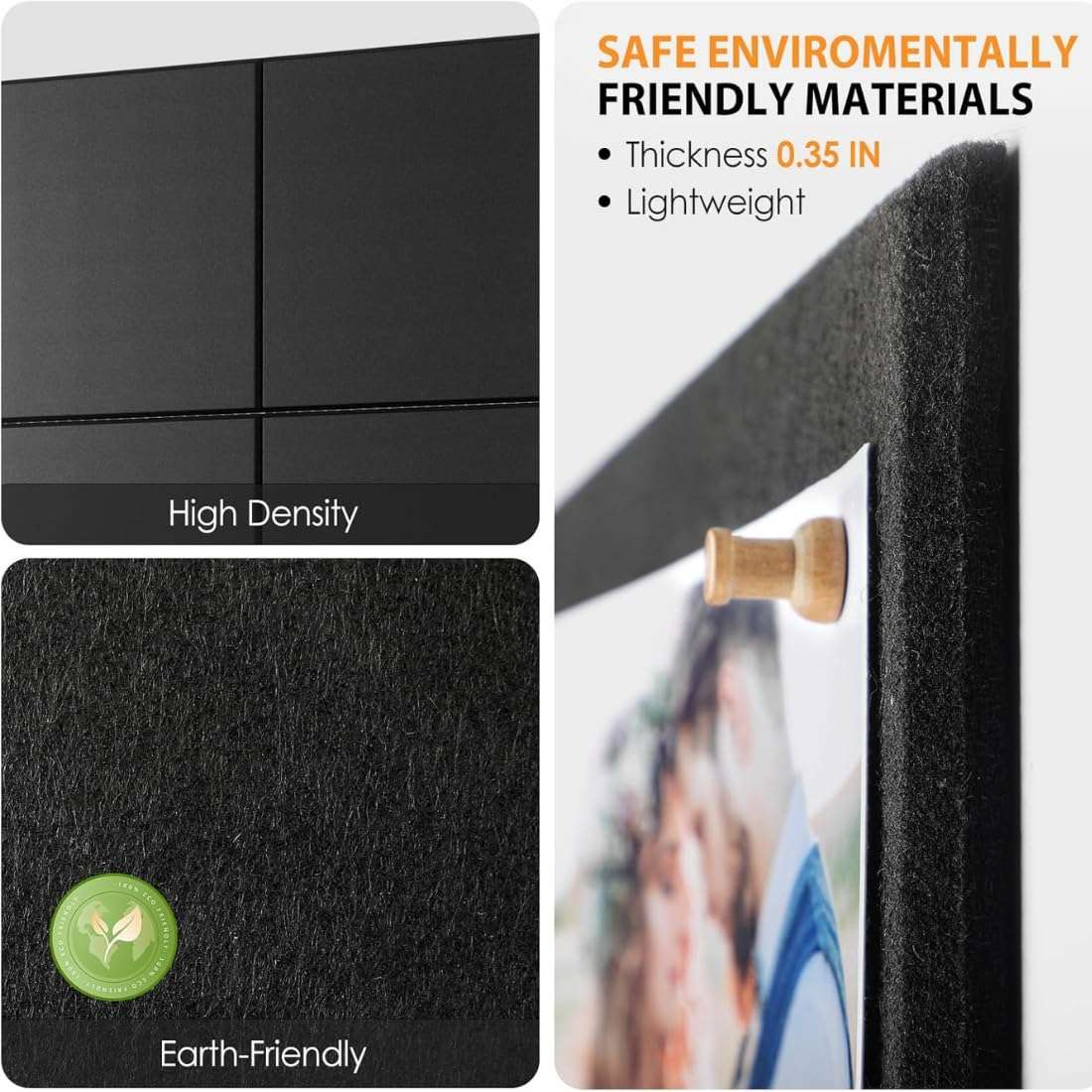 PRIMESAGE® Bulletin Board Notice Board Vision Board for Manifestation Notice Board for Office with Pins Pin Board Notice Board for Home Pin Board for Study Room Vision Board Bulletin Board | 50 PINS 6