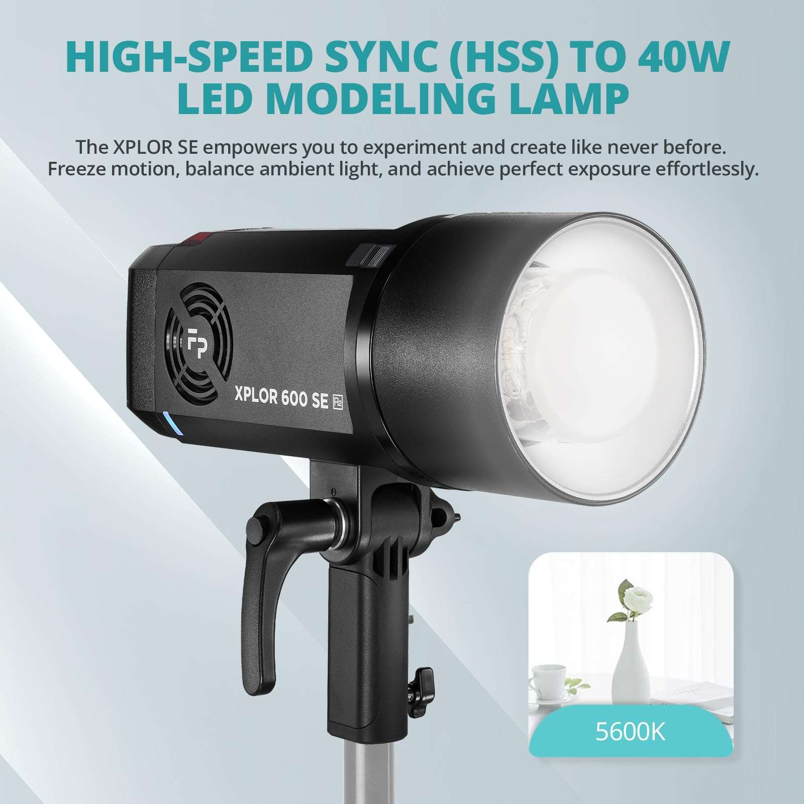 Flashpoint XPLOR 600 SE AD600BMII R2 Manual HSS 600Ws Outdoor Studio Flash Strobe Monolight Light 8940mAh Battery (Godox AD600BM Upgraded) 3