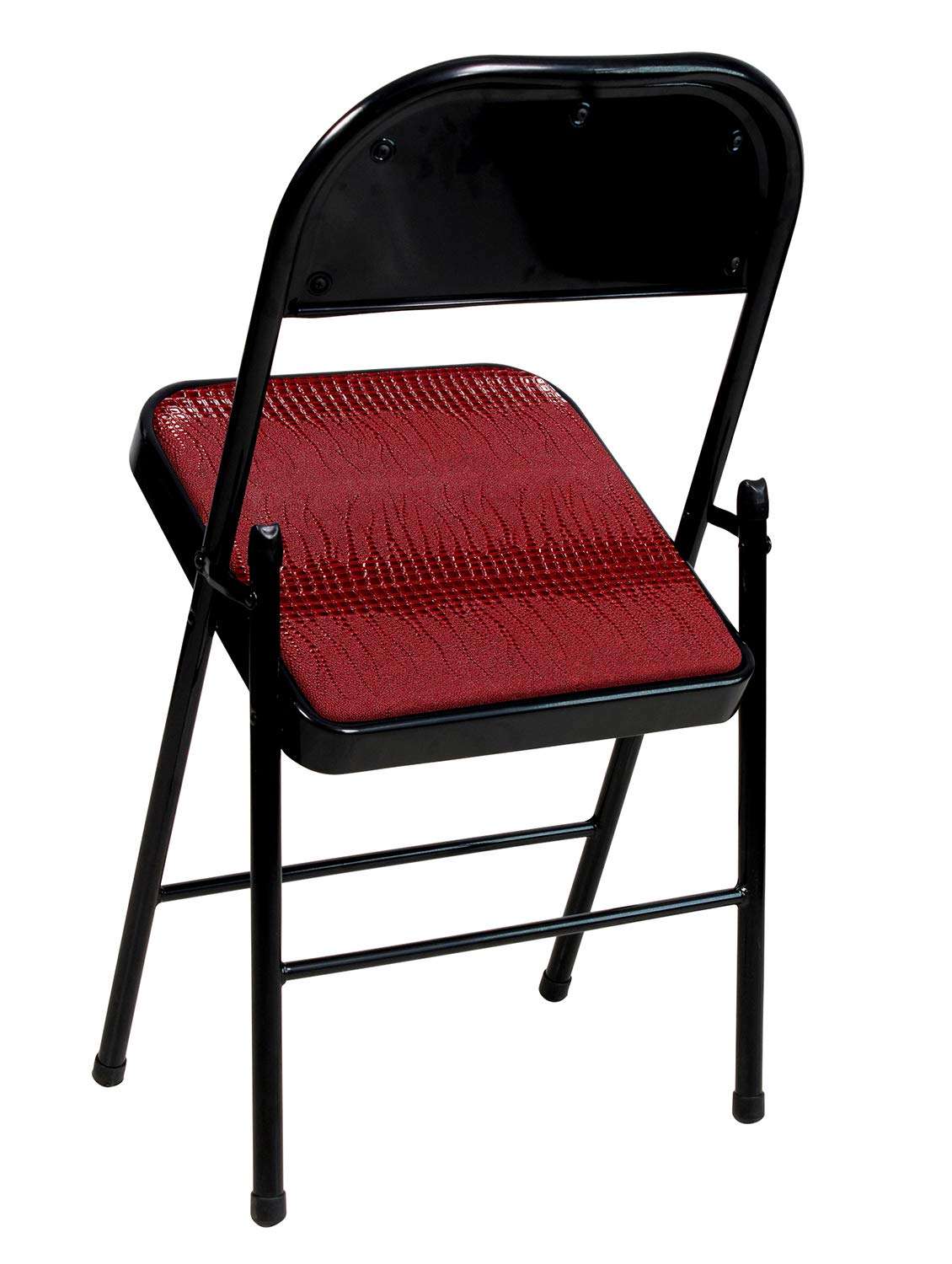 Story@Home Folding Chairs Portable Foldable Dining Chairs Home Office Student Study Chair, Black and Brown 3