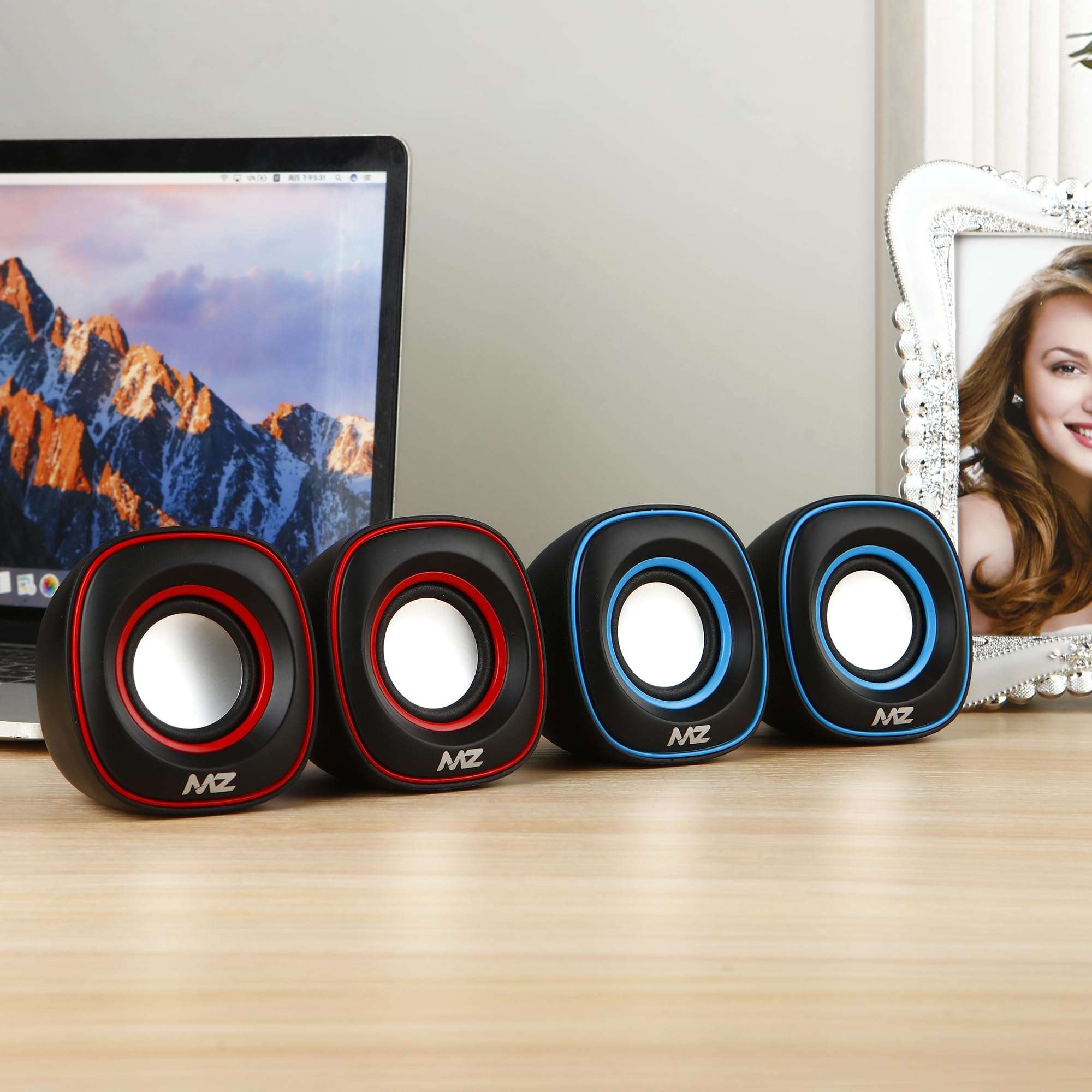 MZ X314 (Desktop Speaker) 2.0 Multifunctional Heavy Bass USB Speaker 3W Power 5