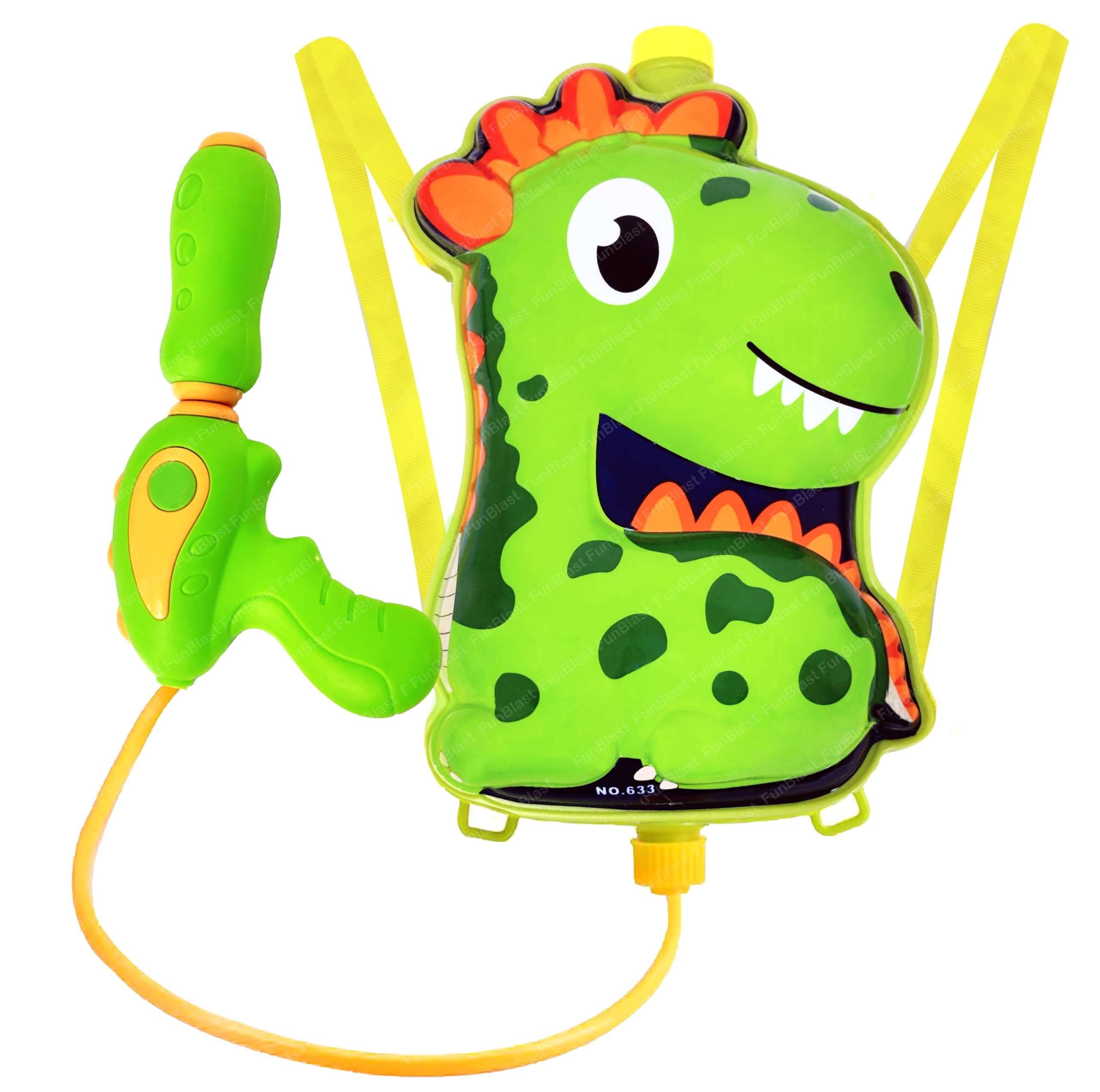 FunBlast Holi Pichkari Water Gun for Kids Boy Girl - Giraffe Water Gun, Powerful High Pressure Tank Spray, Pichkari for Holi Back Holding Tank and Water Pichkari for Boys, Girls, Kids (1.8 Liter) 1