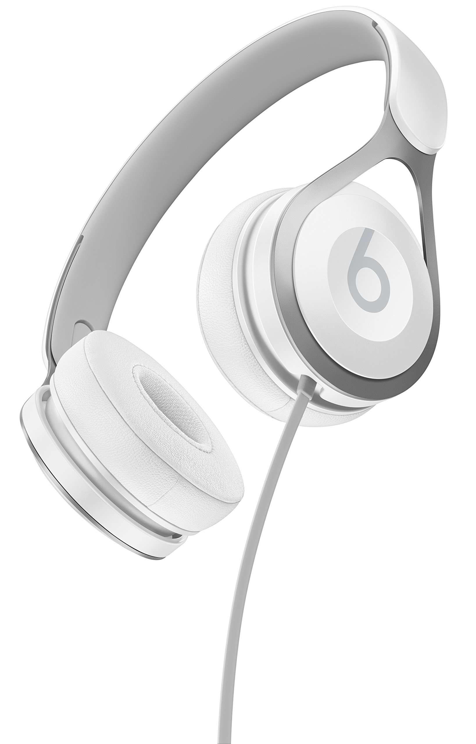Beats Ep Wired On-Ear Headphones - Battery Free for Unlimited Listening, Built in Mic and Controls - White 1