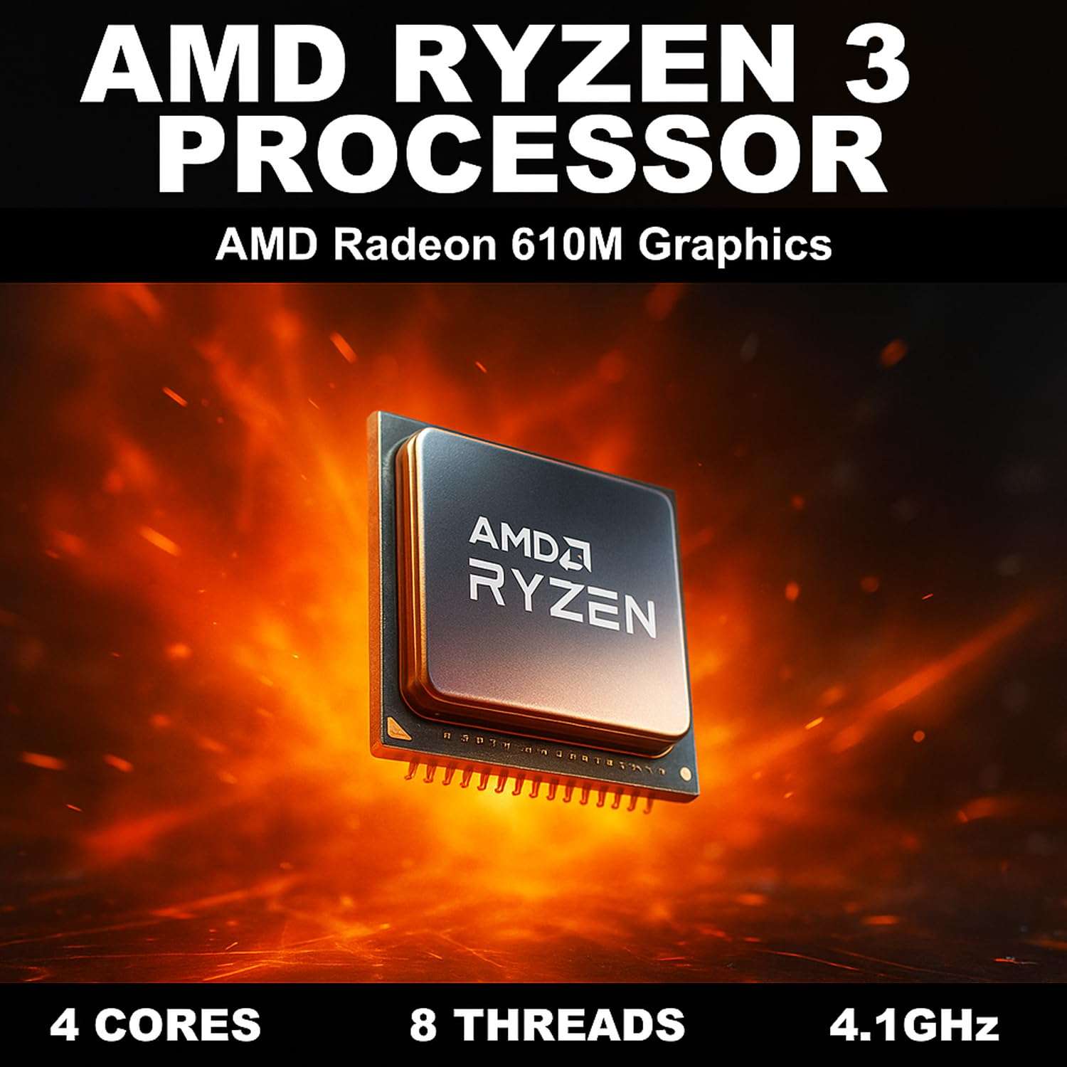 Lenovo 2026 New V15 Laptop for Student & Business, Powerful AMD Ryzen 3 7320U (Beat i7-1065G7), 15.6 inch FHD, 16GB RAM, 512GB SSD, Ethernet Port RJ-45, Windows 11 Pro, Long Battery Life, No Mouse 4