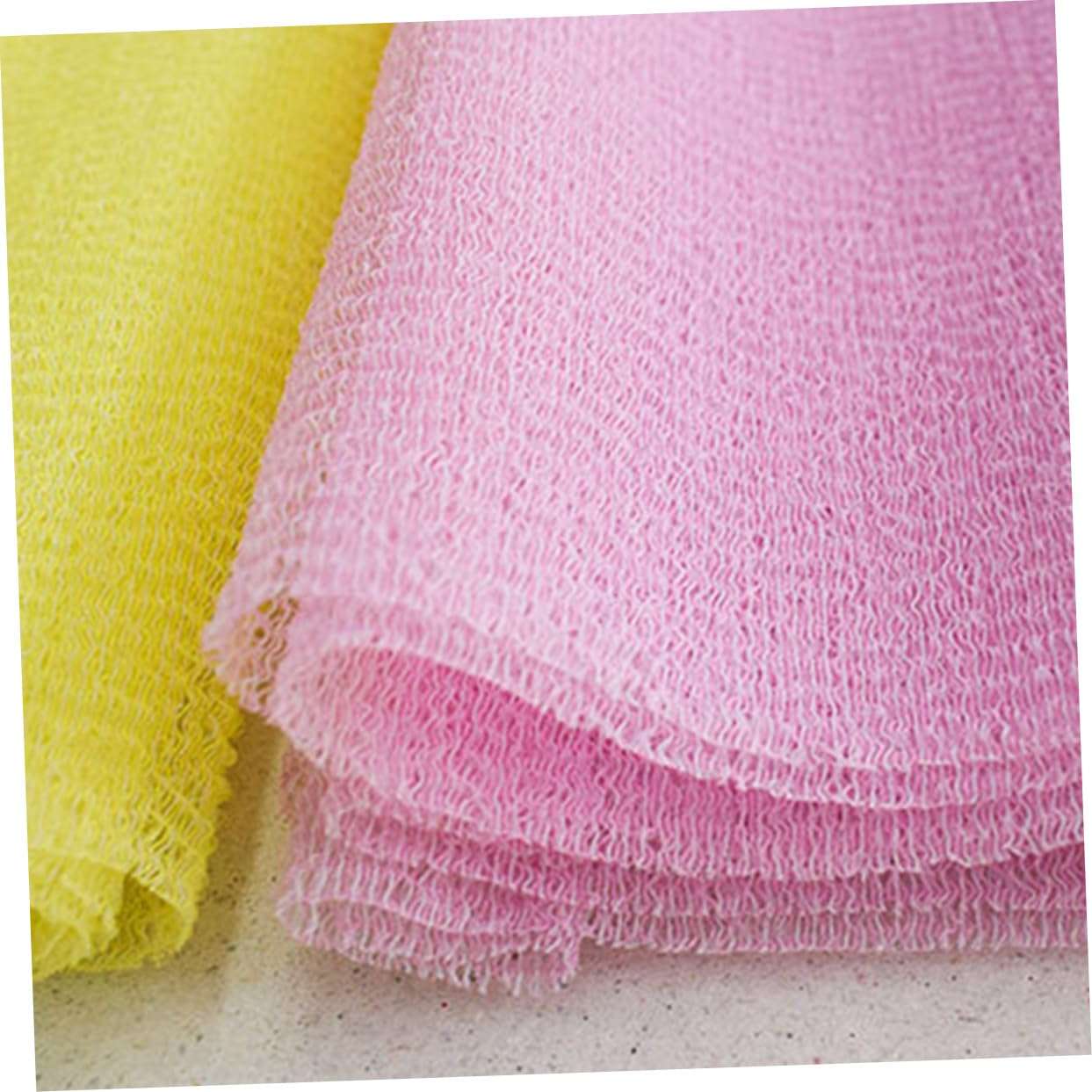 Beaupretty 4pcs Mixed Body Scrubbing Towel Exfoliating Bath Towel for Shower Back Back Scrubber 3