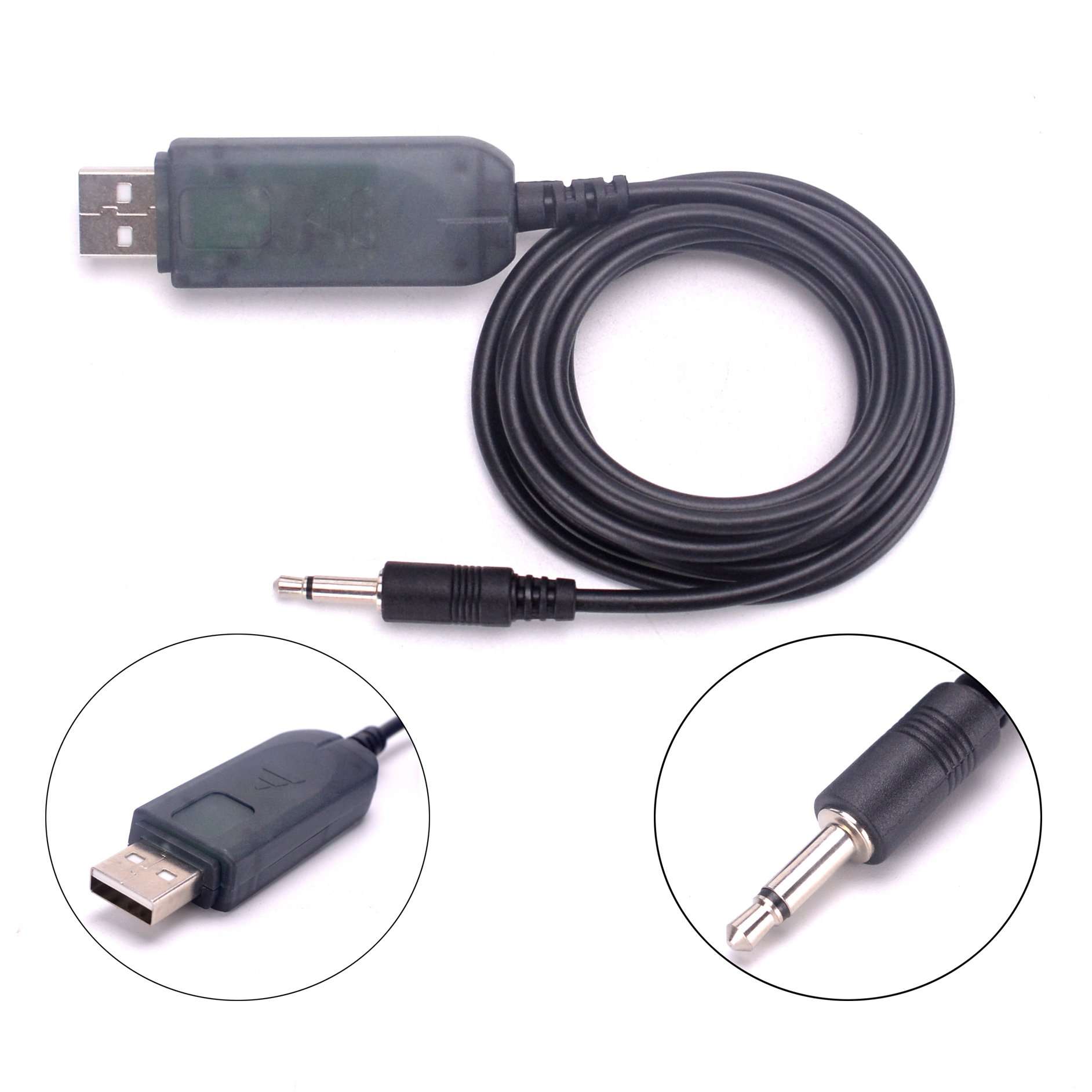 Readytosky Flysky SM100 USB Flight Simulator Adapter Cable for Remote Controller, 4.9 Feet, Black 4