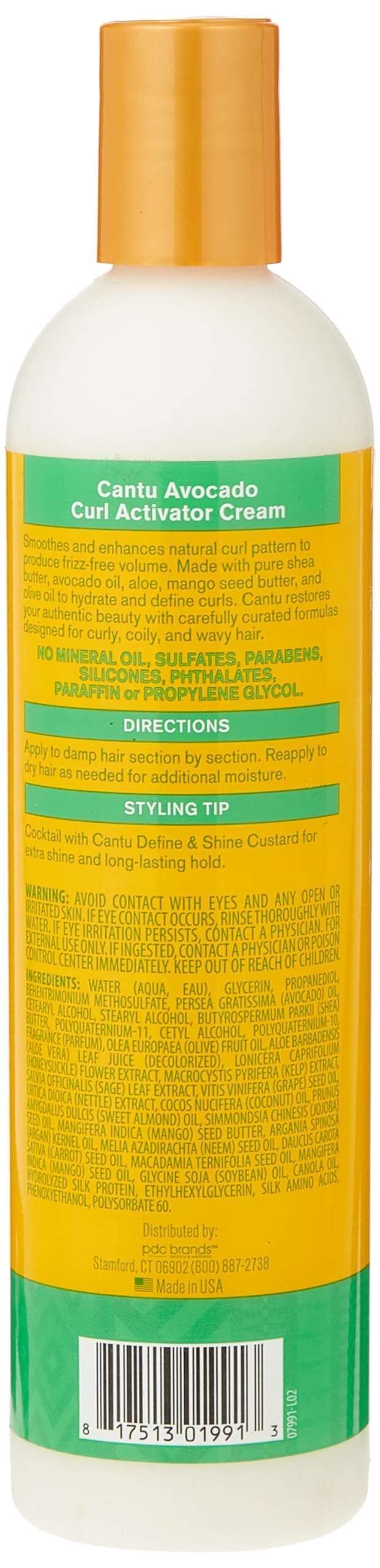 Cantu Avocado Curl Activator 12 Ounce (355ml) (Pack of 2) 3