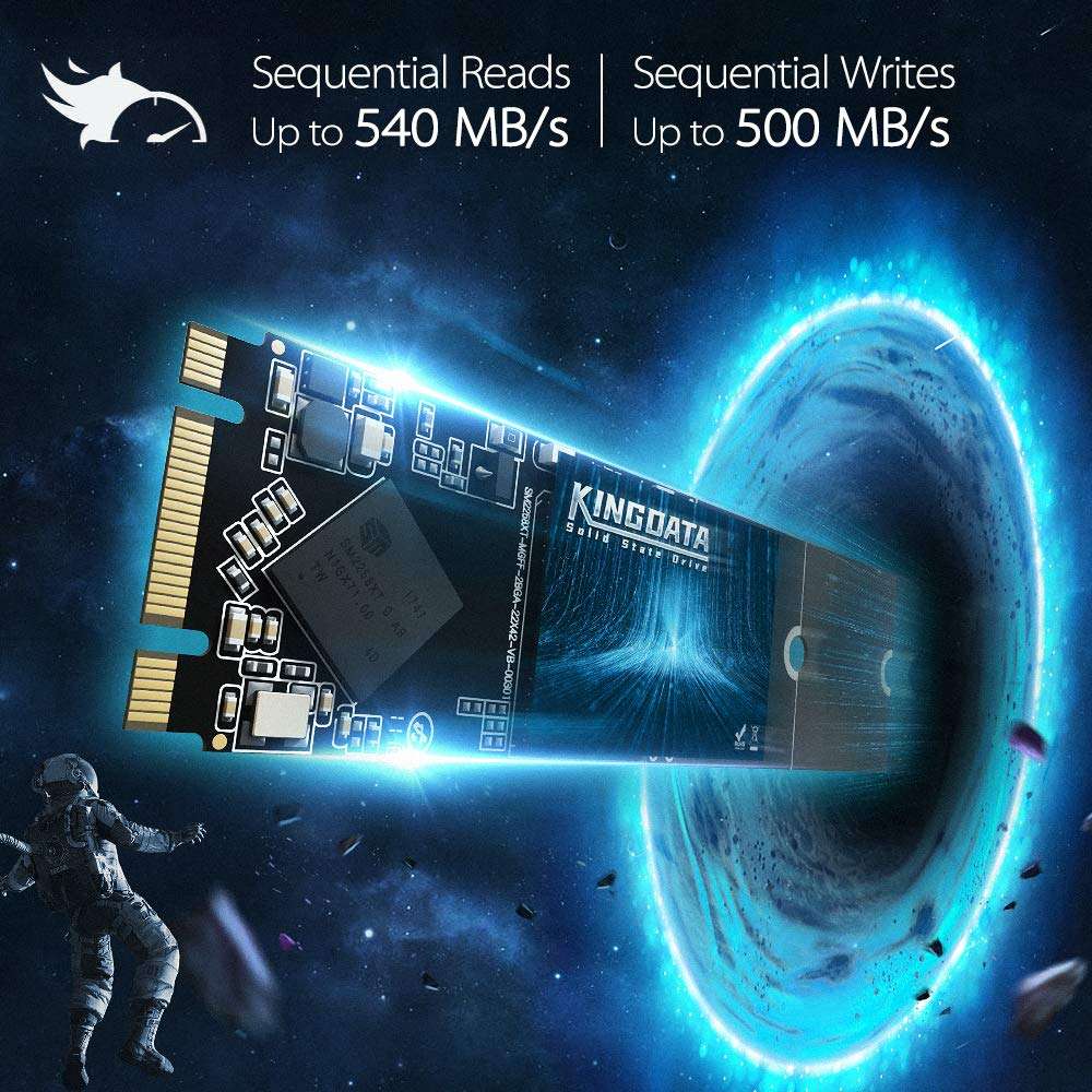 KINGDATA SSD M.2 2280 1TB Ngff Internal Solid State Drive High-Performance Hard Drive for Desktop Laptop SATA III 6Gb/s (1TB, M.2 2280) 4