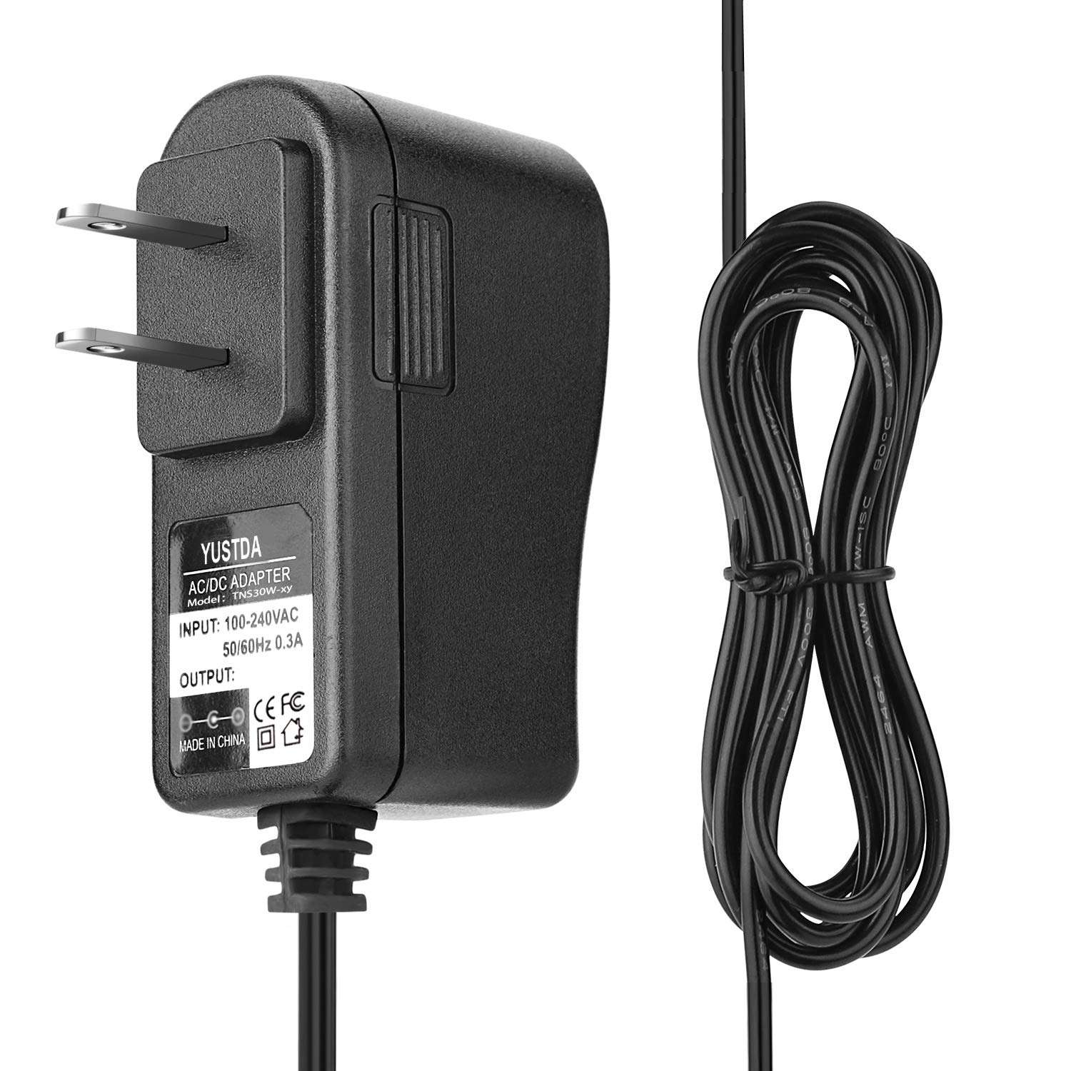 YUSTDA 3V AC/DC Adapter for O2-Cool 02-Cool O2Cool 02Cool Model 1041 1054 1078 Portable 10" Indoor/Outdoor Cooling Fan 3VDC Power Supply Cord Charger PSU (Note: NOT Fit 12VDC Type.)