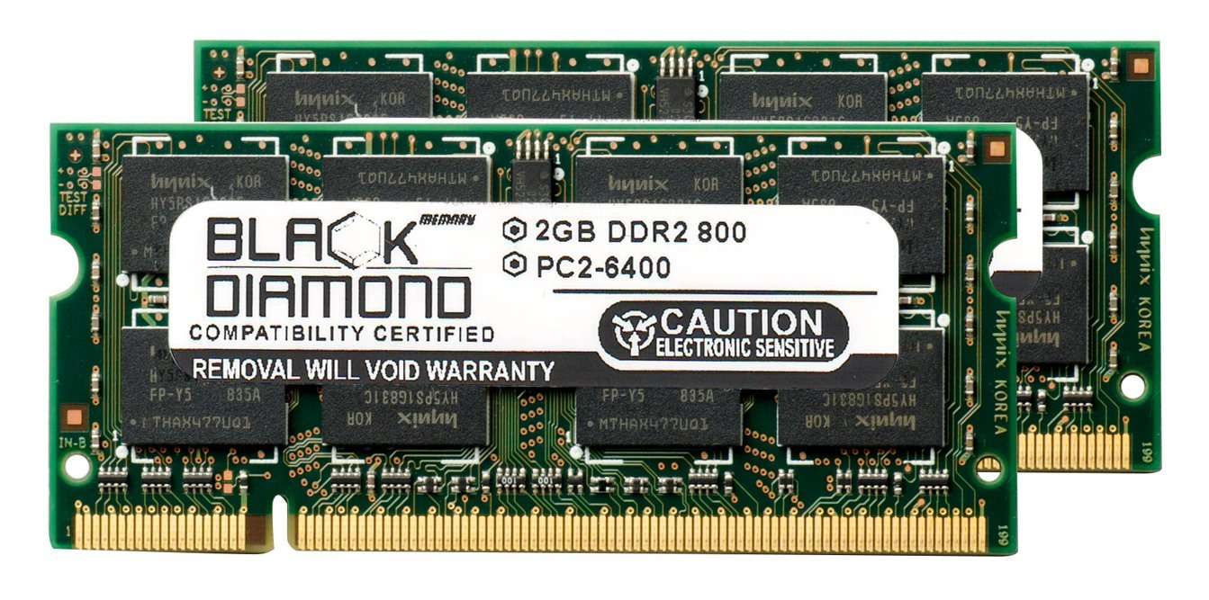 4GB 2X2GB RAM Memory for NEC Versa P Series P9210-2500DR Black Diamond Memory Module DDR2 SO-DIMM 200pin PC2-6400 800MHz Upgrade