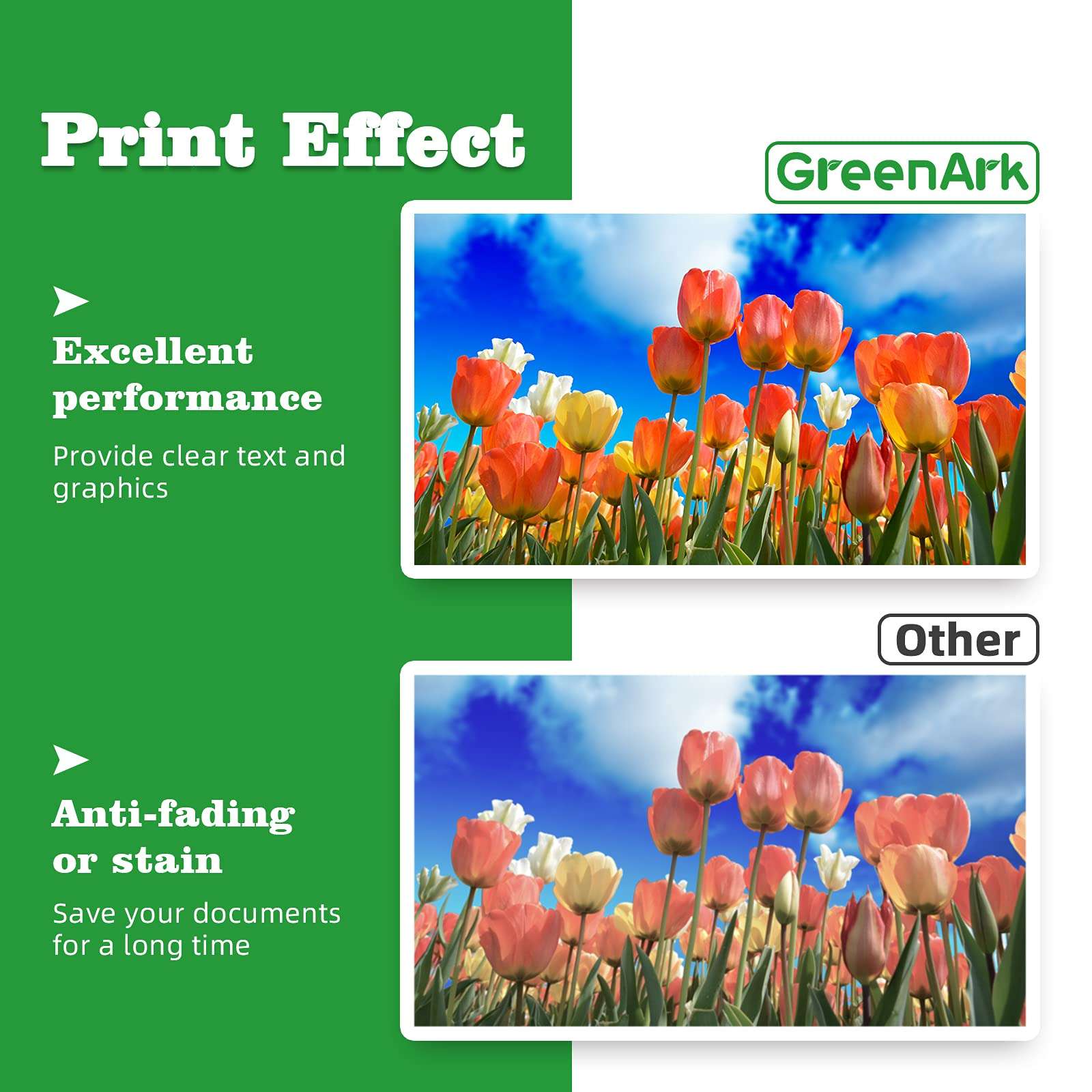 GREENARK Compatible Ink Cartridges Replacement for Canon c280xxl pg280 bk PGI-280 PGI-280XXL BK Black Ink Tank （2 Pack） Works for PIXMA TR7520 TR8520 TR8620 TS6120 TS6320 TS8220 TR8622 TS9120 Printers 5