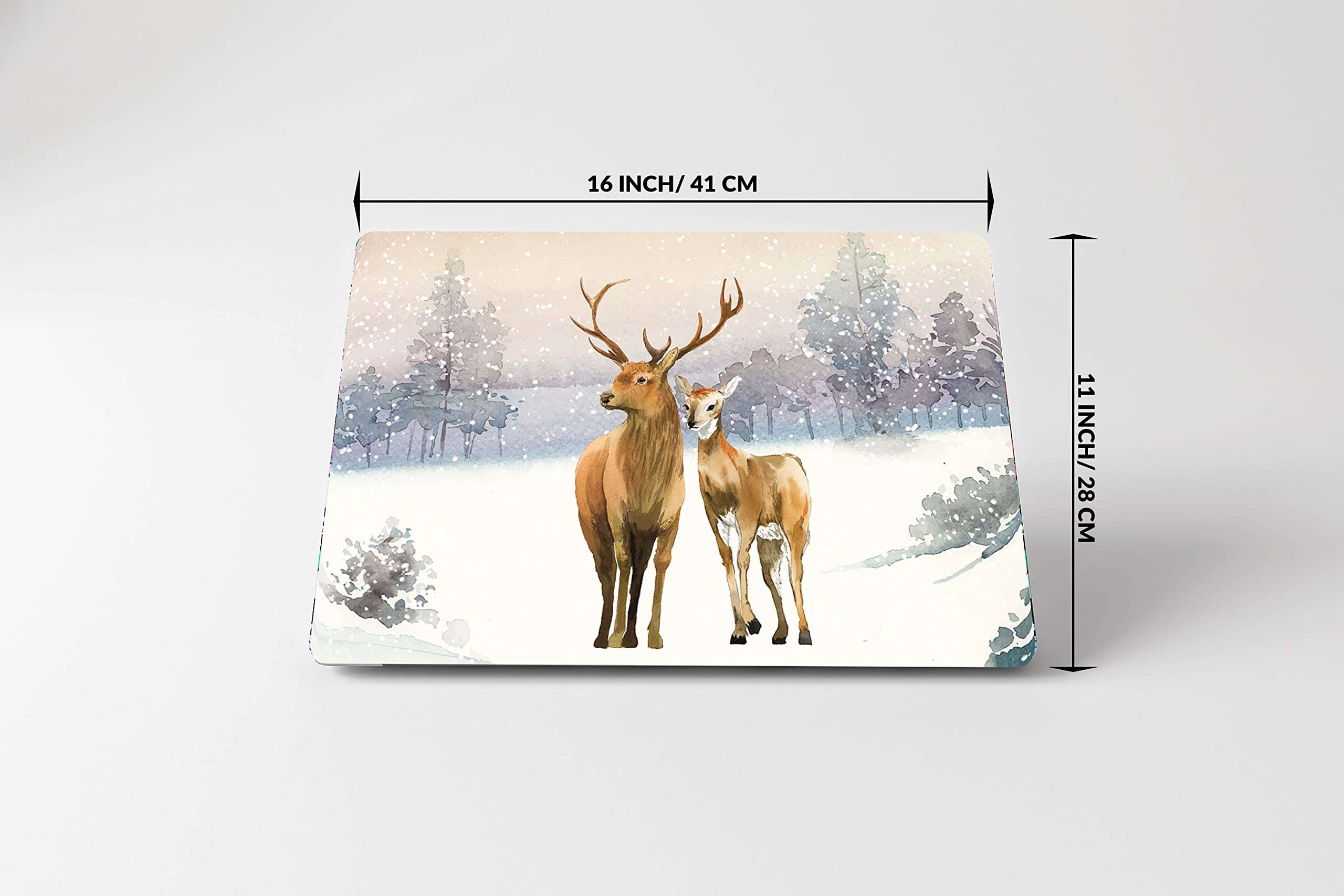 BANGERZ Laptop Skin / Stickers for 13.3 / 14 / 15.6 inch HD Quality No Residue Vinyl Printed Back Stickers for Laptops Upto 16 inches Deer Skin for Laptop Skin Cover for Asus, Dell, Lenovo, Acer, HP , LG , Apple 5