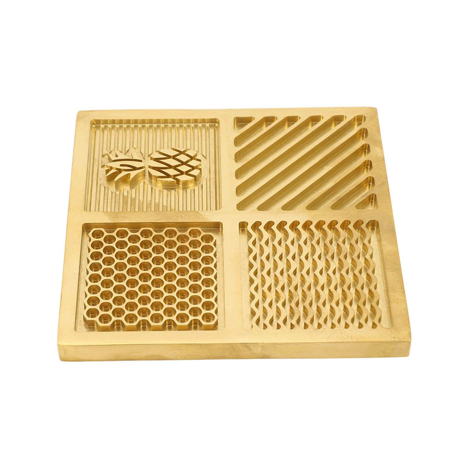 Thickened Brass Stamp, 4 Patterns for Bar and Home, Quick Production 5