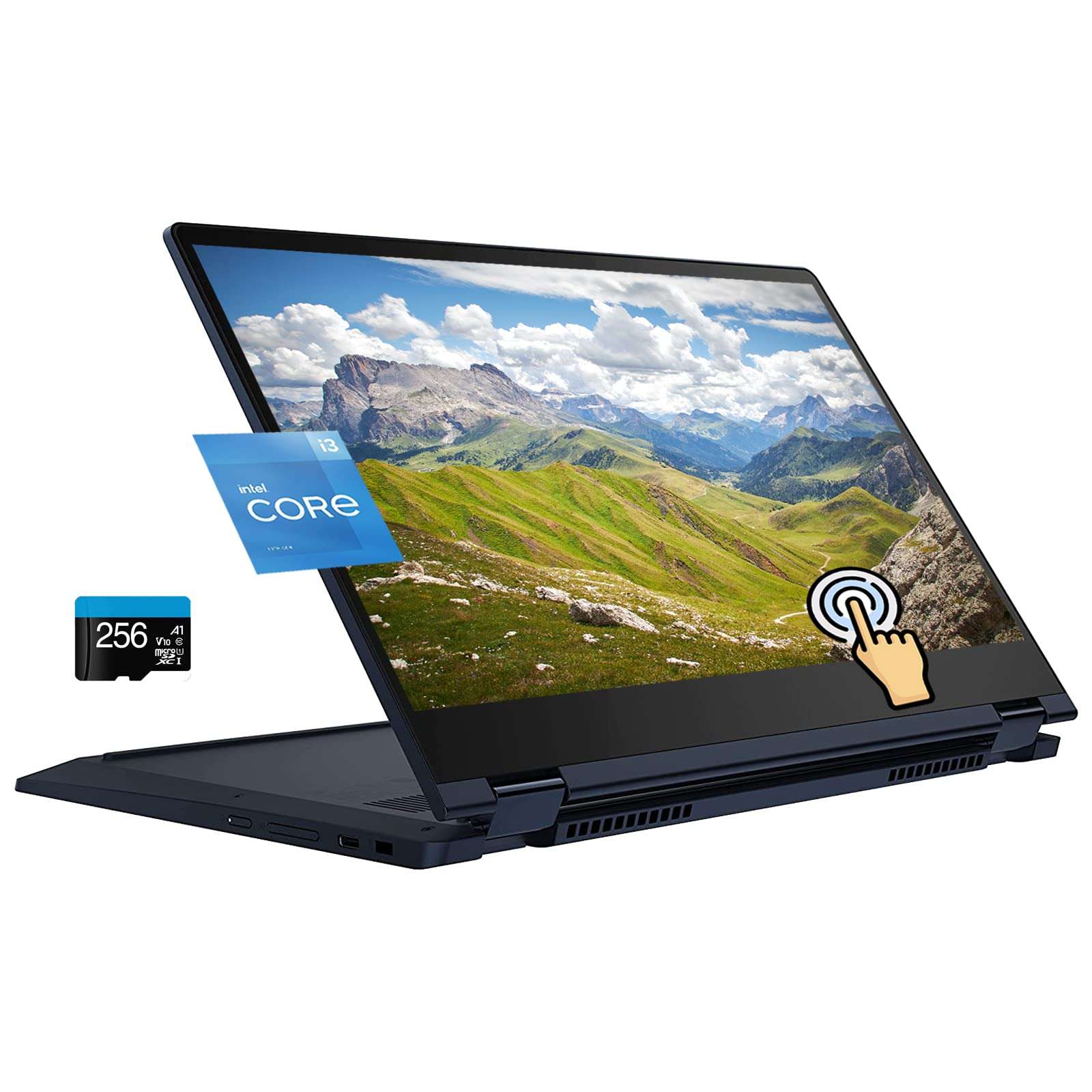 Lenovo Flex 5i 13 Chromebook 2-in-1 13.3" FHD Touchscreen Convertible Laptop for Home use and Student, Intel Core i3-1115G4, 8GB LPDDR4X RAM, 512GB eMMC+256GB SD Card, BT, Backlit Keyboard, Chrome OS