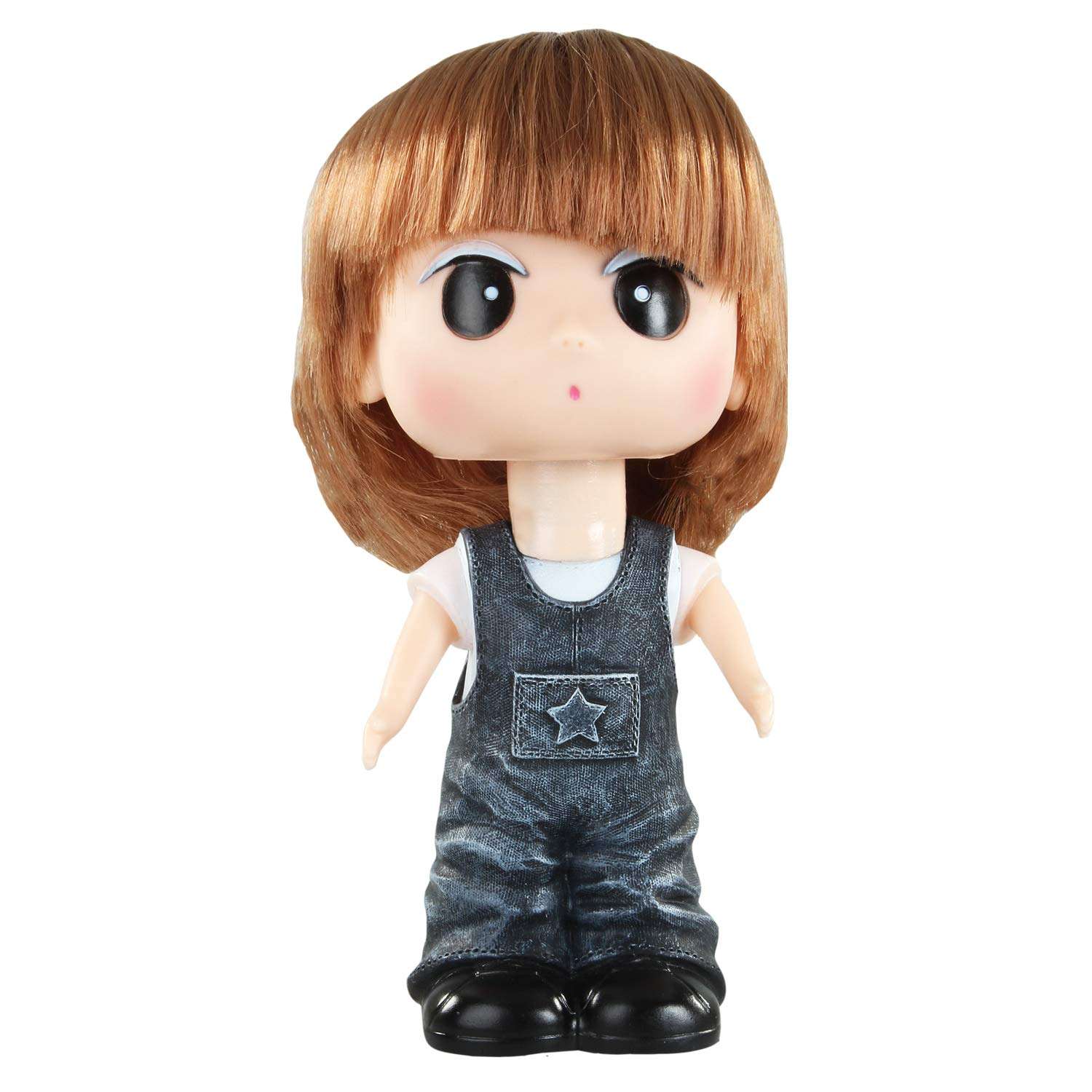 Shivexim® Cute Doll Piggy Bank (Black)