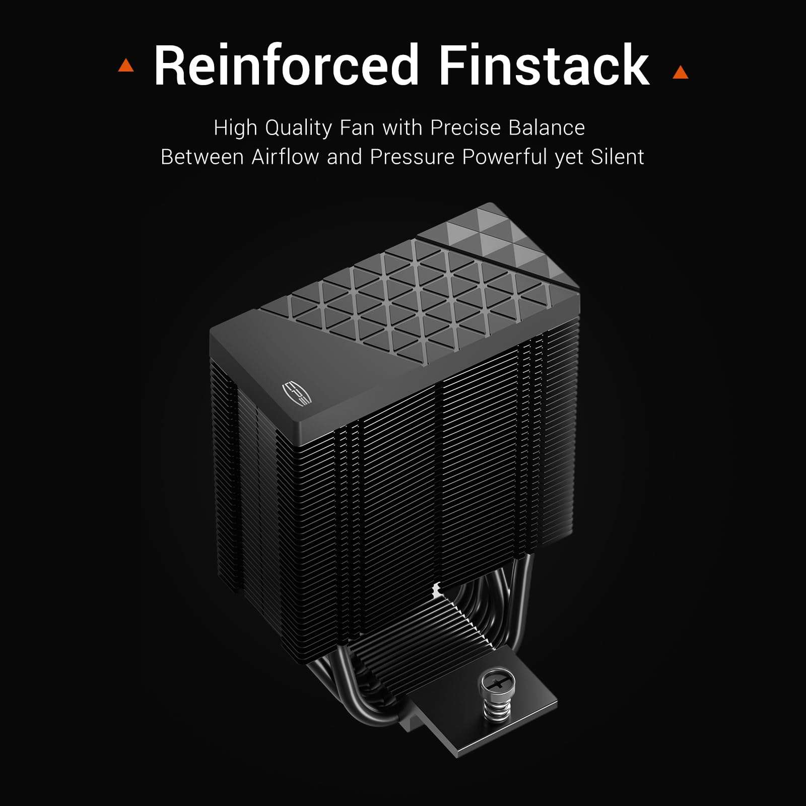 PCCOOLER CPS R400 Air CPU Cooler, Next-Gen 4 Heatpipes Air Cooler, PWM 2200RPM 92mm Fan, 180W TDP CPU Air Cooler,for AMD AM4/AM5/Intel LGA 115X/1200/1700/18XX Black 4