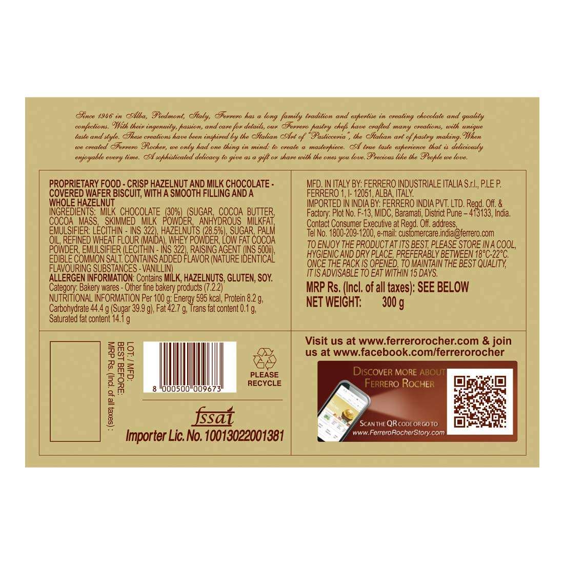 Vending India X Ferrero Rocher Anniversary Gift Combo - Ferrero Rocher T24 with a Personalised / Customised Greeting Card - Happy Anniversary To Each Other (Purhell Card) 4