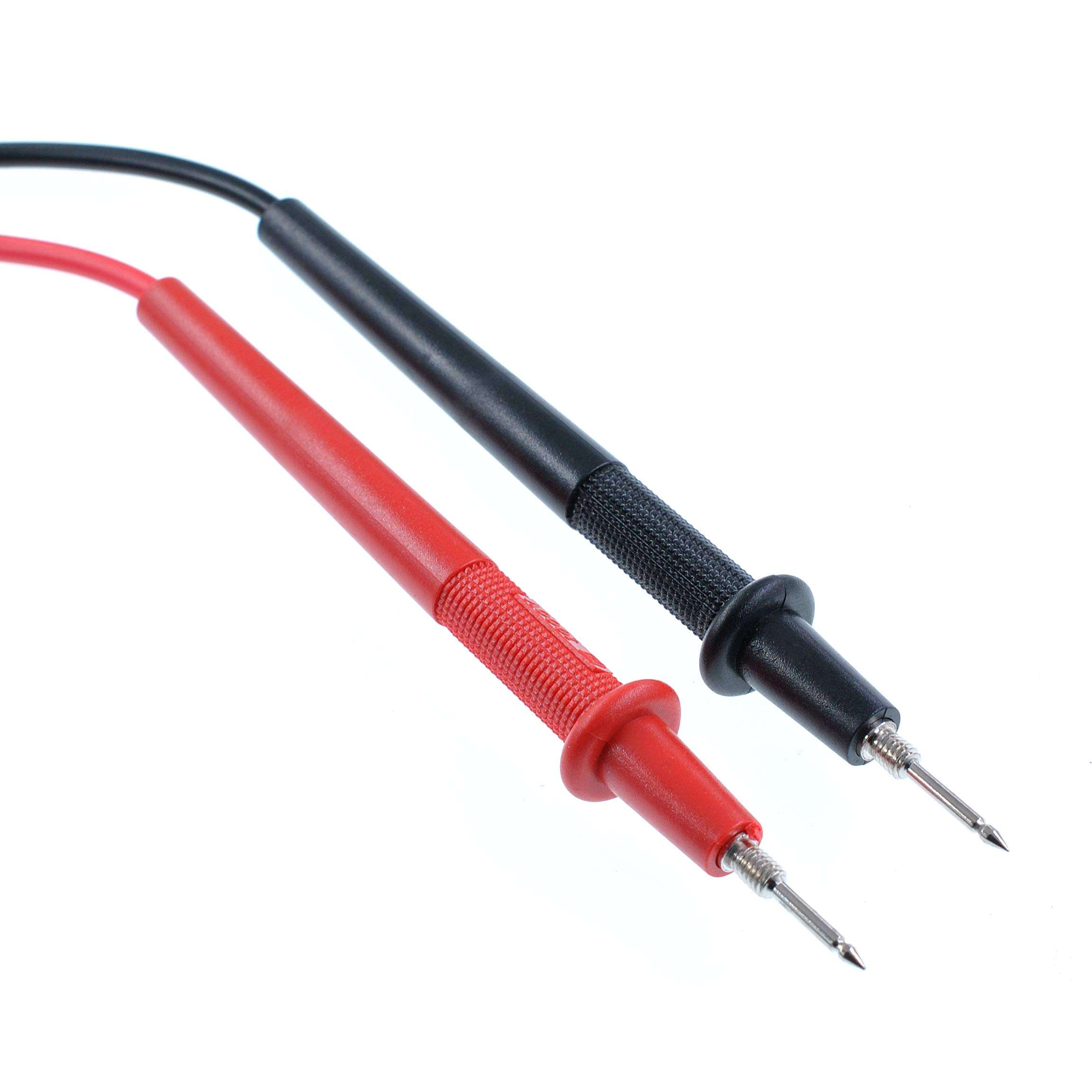 Oiyagai 1000V Banana Connector Detachable Tip Multimeter Probe Test Lead Black Red Pair 4