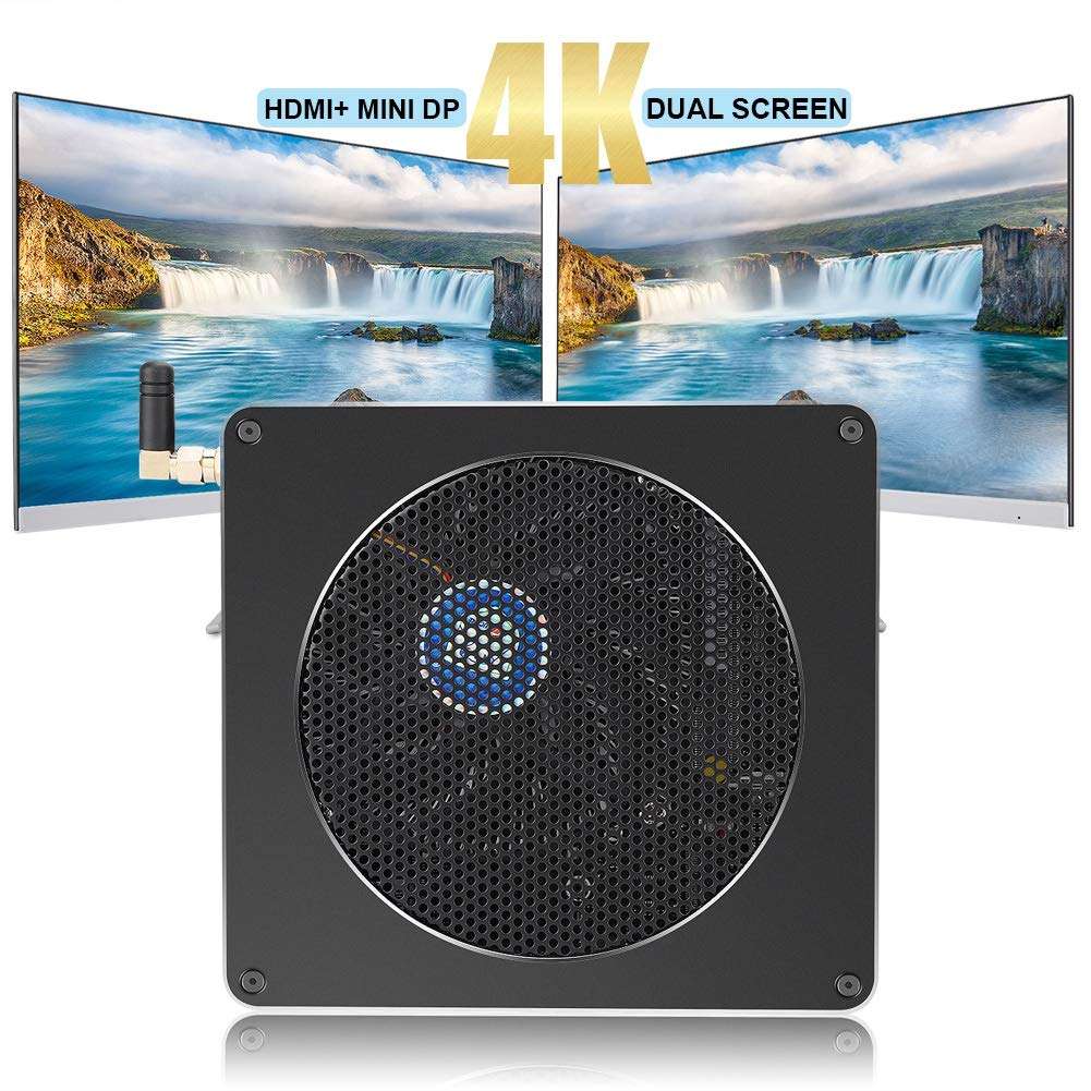 Plyisty Mini Computer Support Dual-Band 4K Output Support Type-C Computer Host, Support Energy-Saving Technology(U.S. regulations-) 3