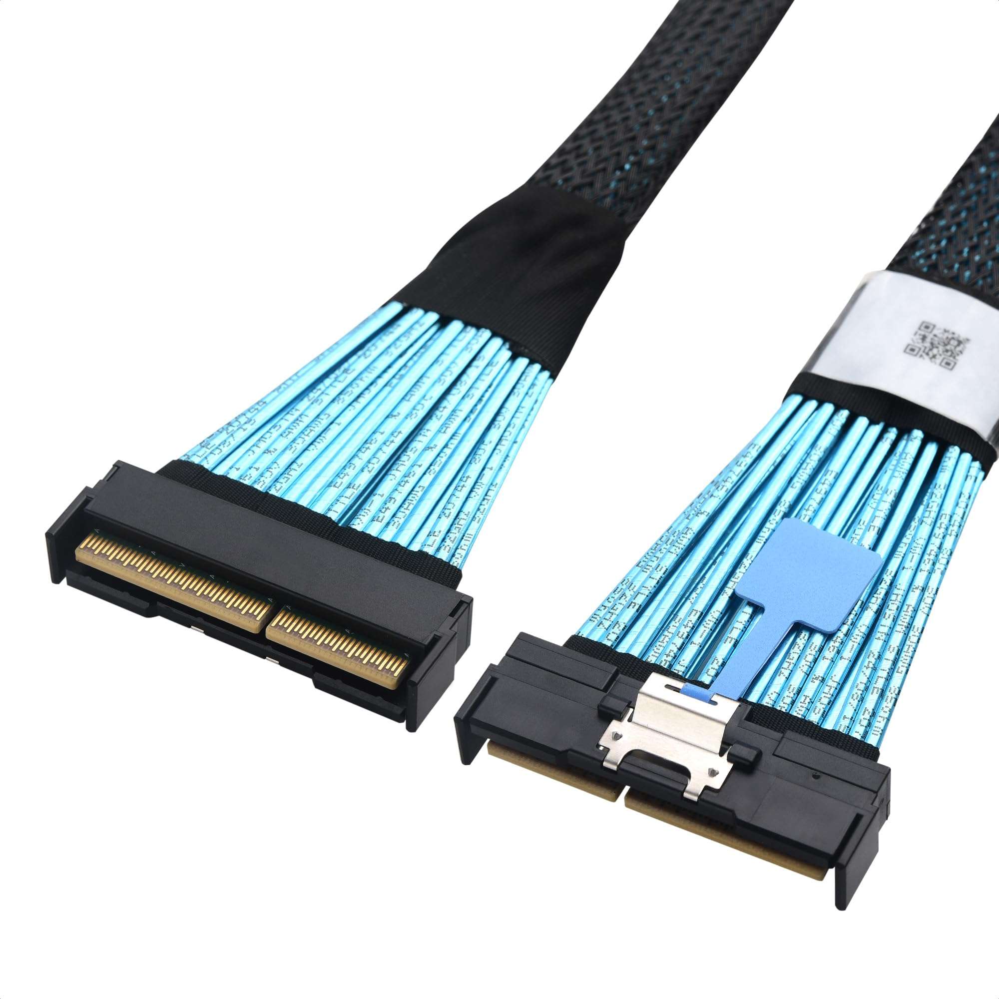 Cable Matters MCIO x20 124-Pin Cable (MCIO Cable) - 2.8 ft / 0.85m, Support PCIe Gen5, SFF-TA-1016 Mini Cooledge IO Cord 1