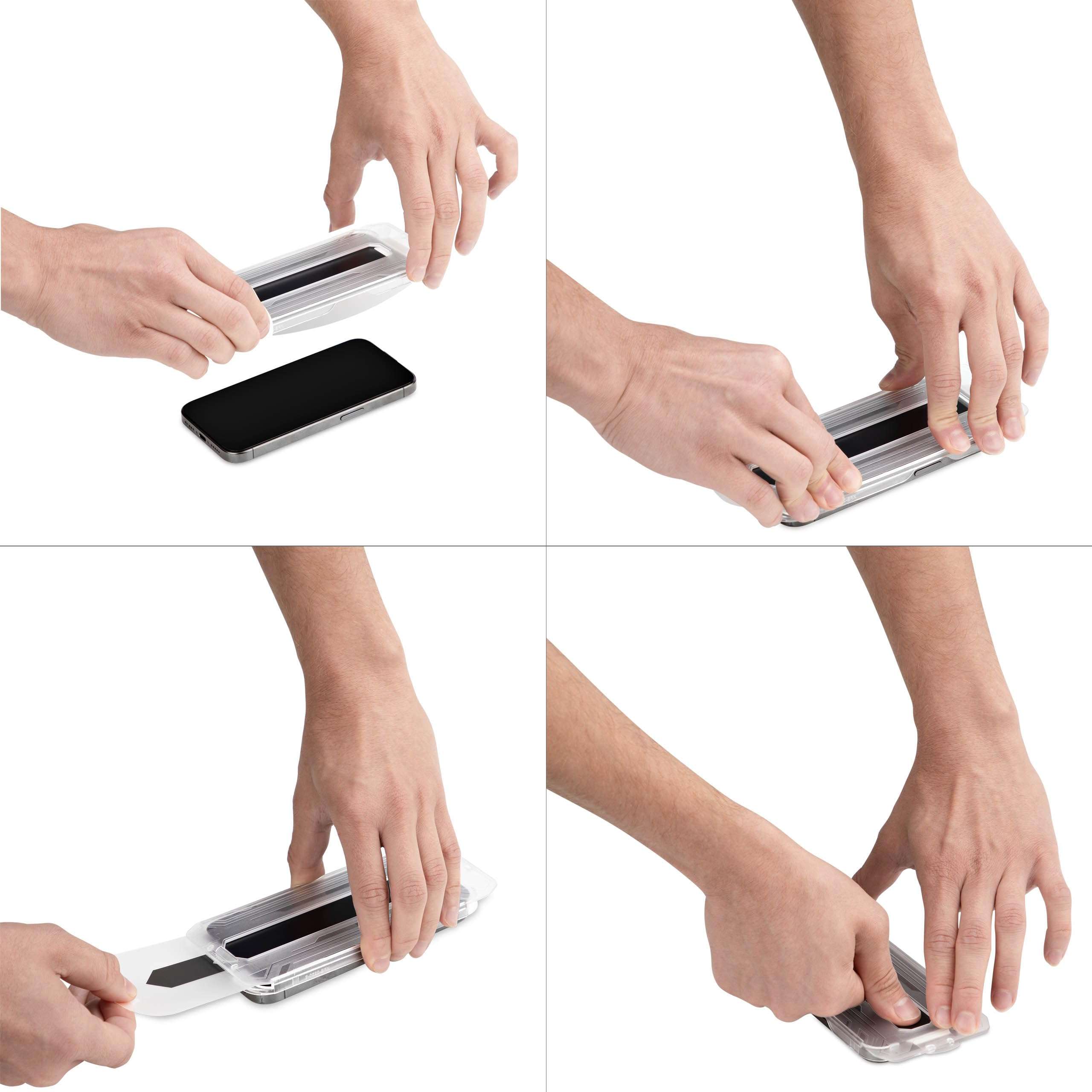 StarTech.com 4-Way 360 Privacy Screen for iPhone 16 Pro Max, Portrait/Landscape, Touch-Enabled, Tempered Glass Protector, 4Way Filter, TAA 6