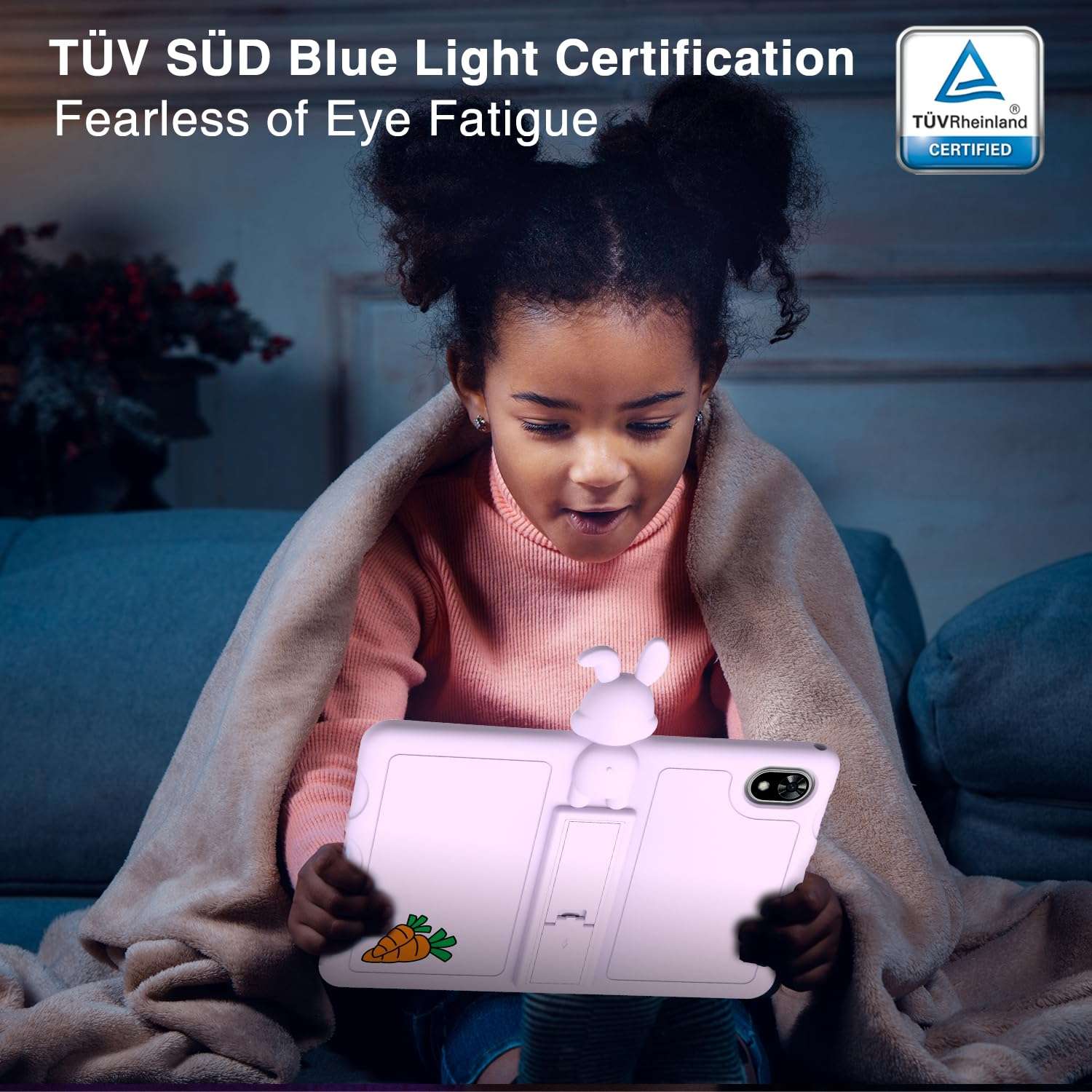 DOOGEE U9 Kid Tablet 2024 New, 10 inch HD Kids Tablet, 7GB+64GB/TF 1TB Quad Core, Android 13 Tablet for Kids 3-7 with 5060mAh | WiFi-6 |BT 5.0| Dual Camera |OTG| Widevine L1-Purple 4