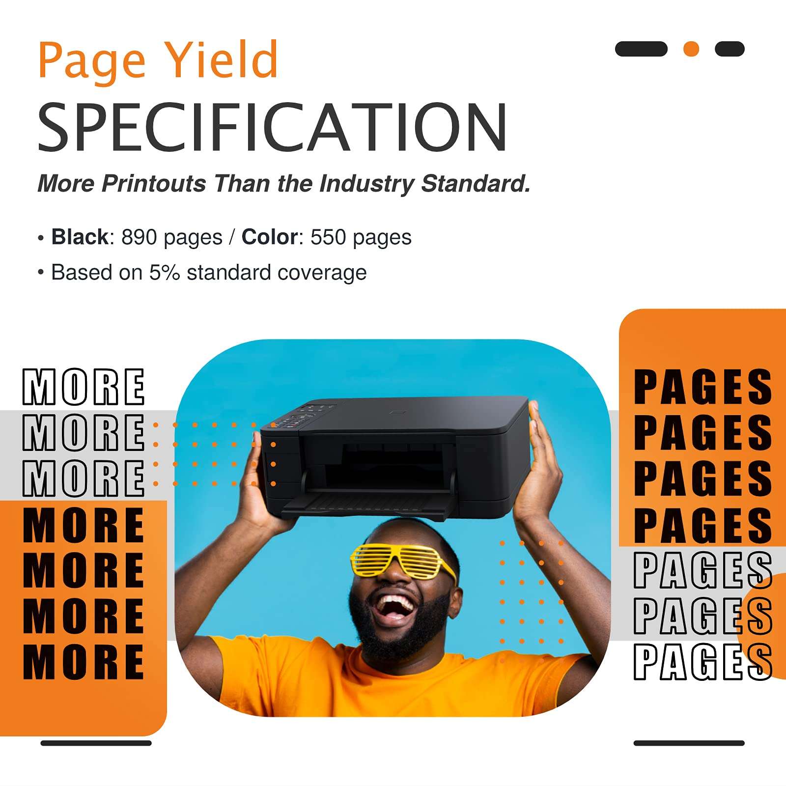 ATOPolyjet Remanufactured Cartridge Replacement for HP 74XL 75XL Ink (1 Black, 1 Color) for PhotoSmart C4280 C5280 C4480 C4250 C5550 C4440 C4200 DeskJet D4260 D4360 OfficeJet J5740 J5780 J6480 Printer 4