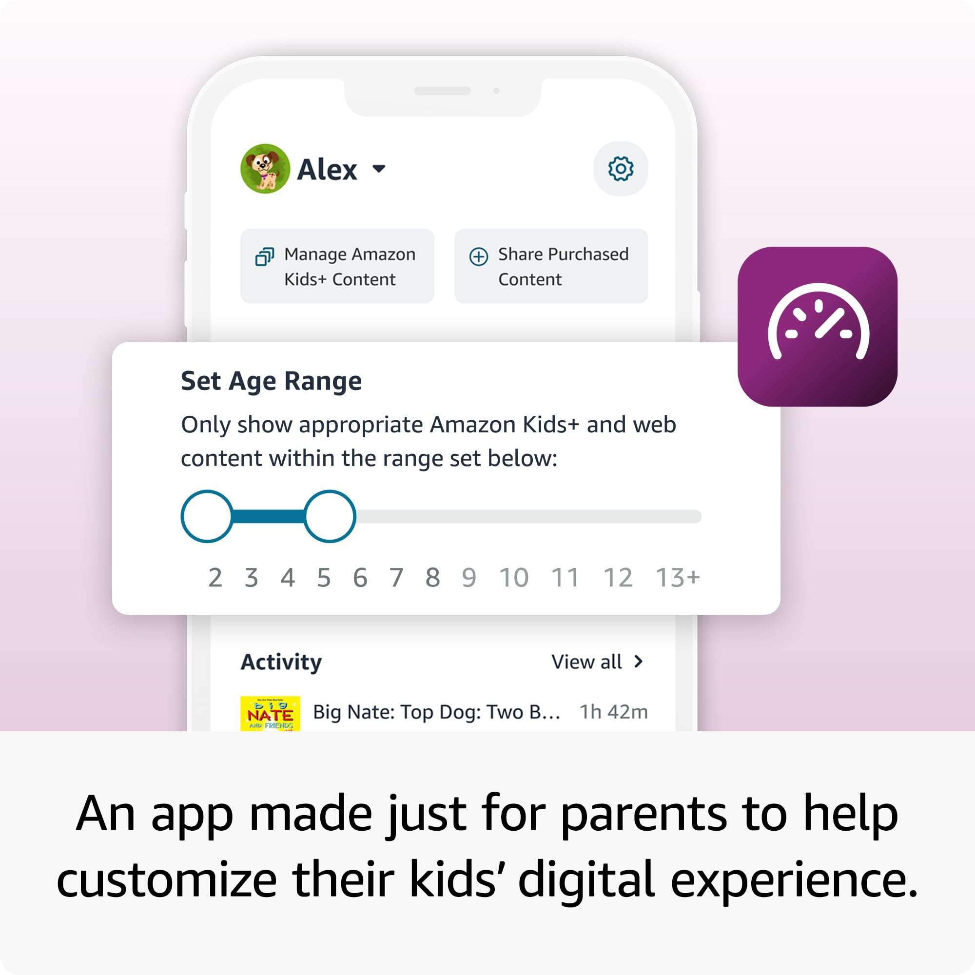 Amazon Fire HD 8 Kids tablet, ages 3-7 (32GB, Blue) + Backpack Bundle 6
