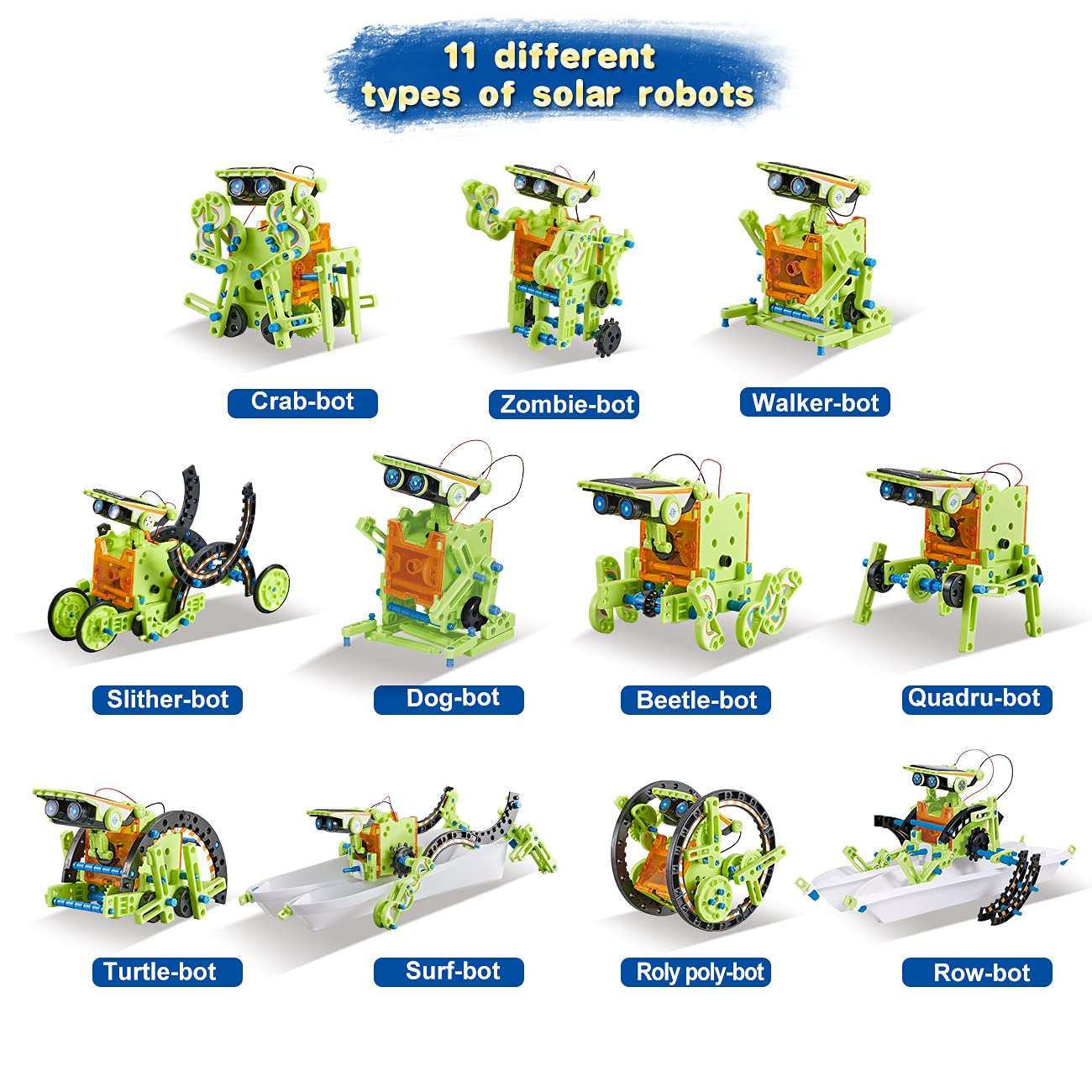 HISTOYE 12-in-1 STEM Solar Toy Robot DIY Building Kit for Kids 8-10 Robot Engineering Science Experiment Kit for Boys 8-12 Solar Power Robotics Set for Kids 8 9 10 11 12 Year Old Toy Gift for Boy Girl 3