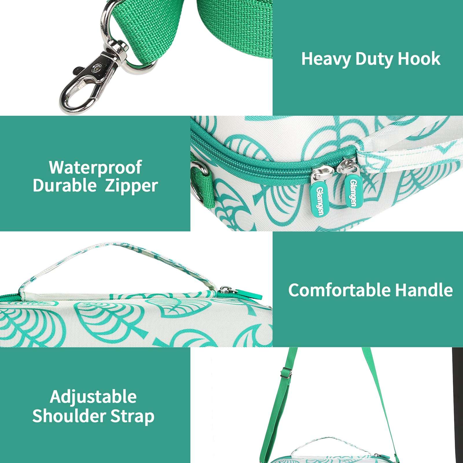 Carrying Case for Nintendo Switch,Large Storage Case for Switch Console, Pro Controller, Accessories Switch Dock, AC Adapter with 16 Game Cards, Travel Hard Protective Carry Bag with Handle,Gray 5