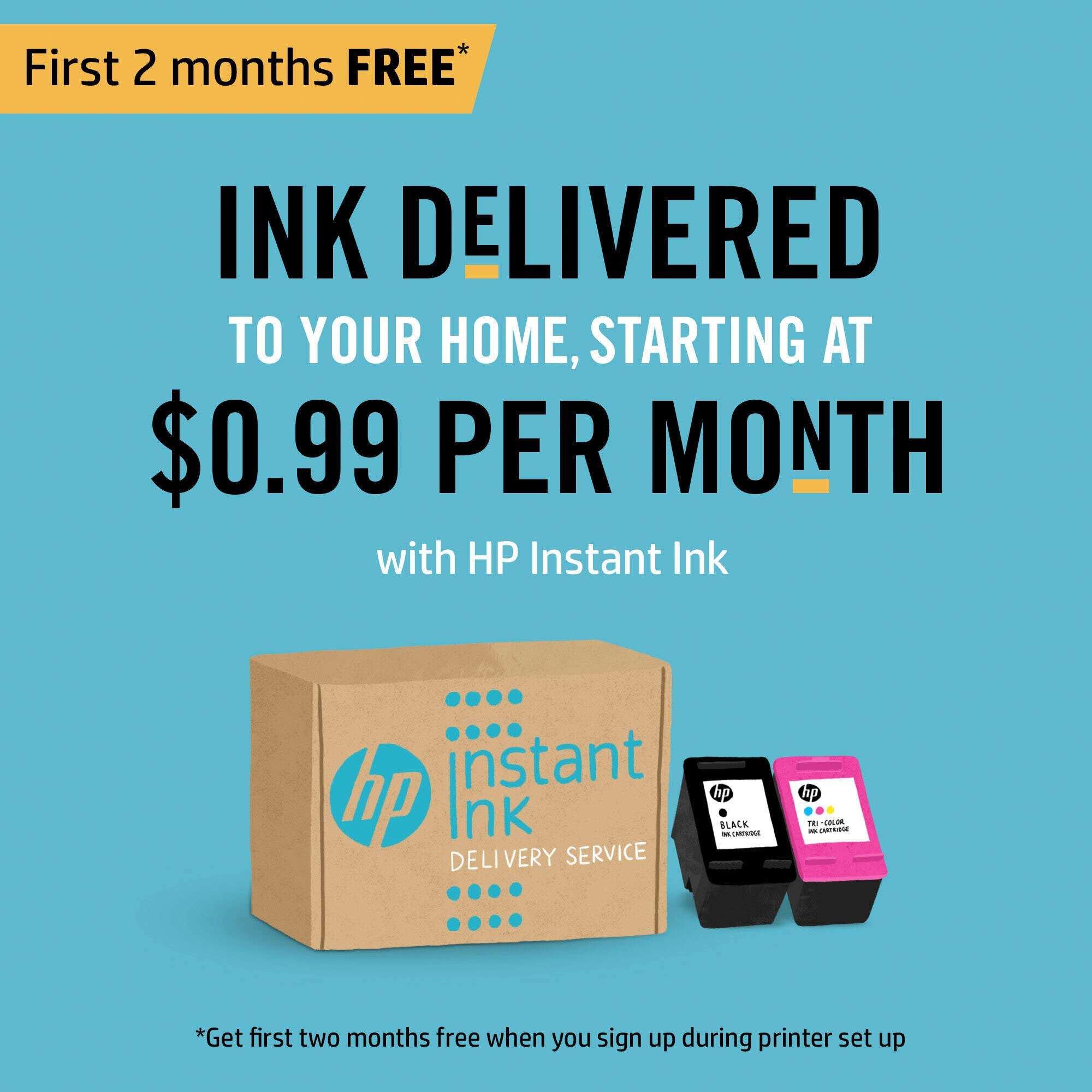 HP DeskJet 2655 All-in-One Compact Printer, HP Instant Ink, Works with Alexa - Noble Blue (V1N01A) 4