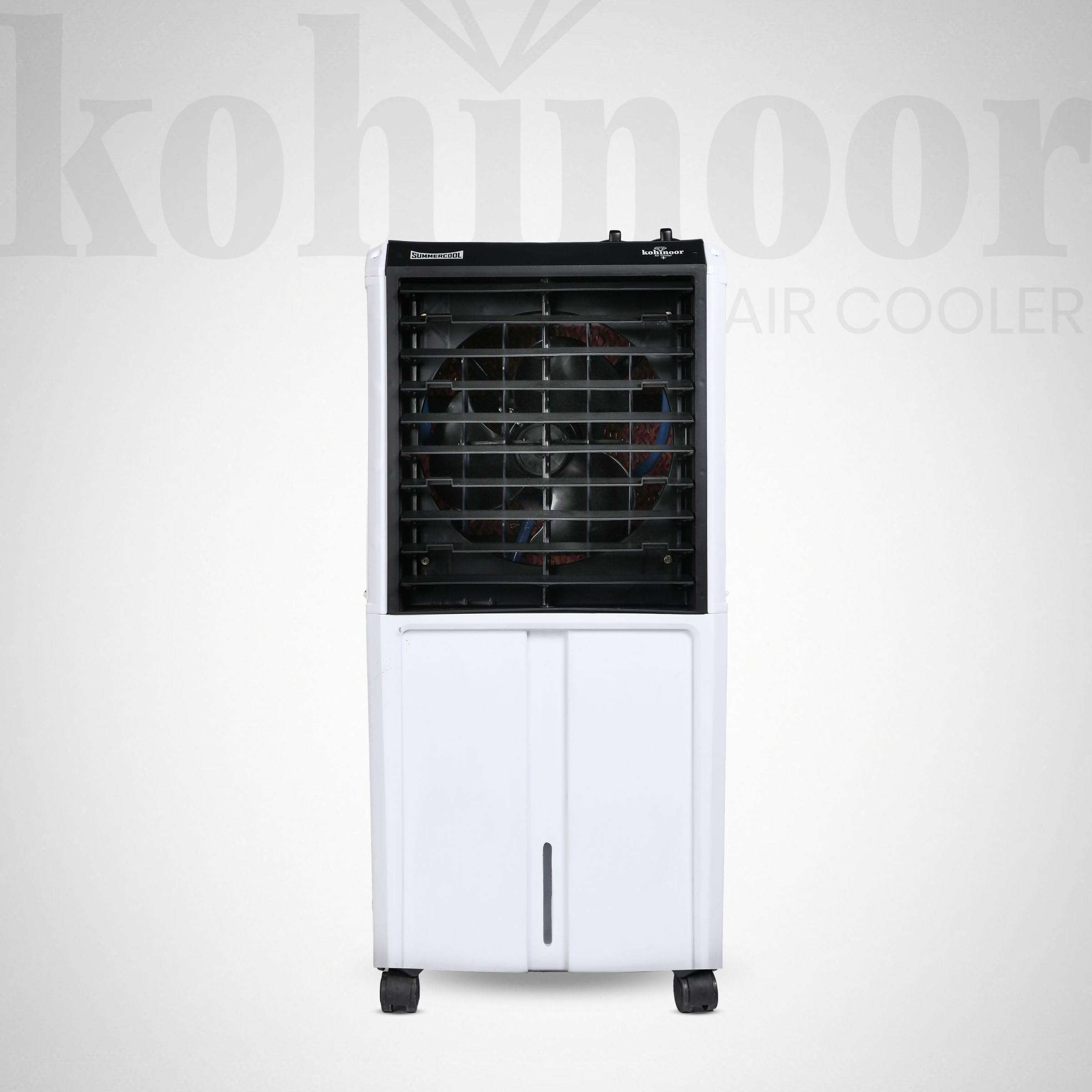 SUMMERCOOL Kohinoor 65L Desert air cooler with wheel for Room | High Speed Fan | 25ft powerful air throw | Inverter Compatible | HoneyComb| Collapsible Louvres | 1 year warranty| White (65 Lts) 3