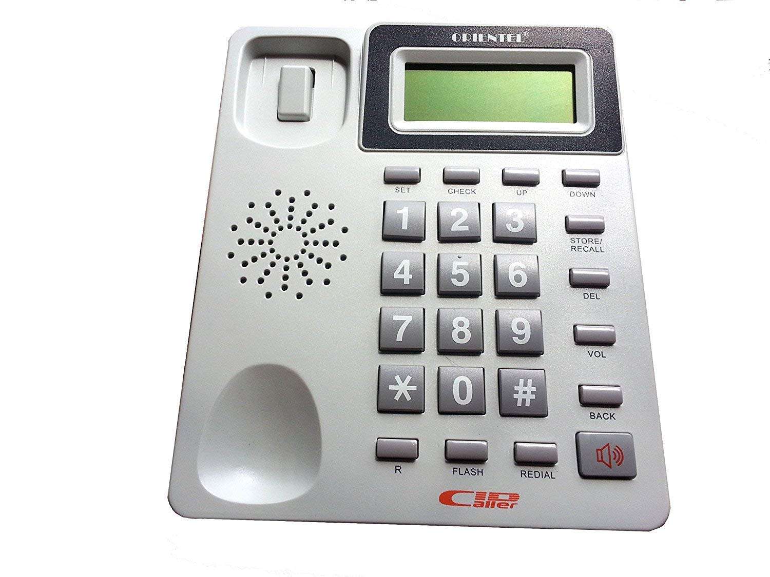 Dhruheer Basic KX-T1566 Landline Caller ID and Speaker Phone Ringer Corded Landline Telephone for Office and Home Purpose 3