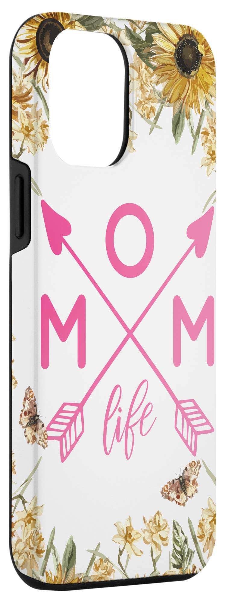 iPhone 12 Pro Max Sunflower Mom Life Case Birthday & Mothers day Gifts For Mom Case 3