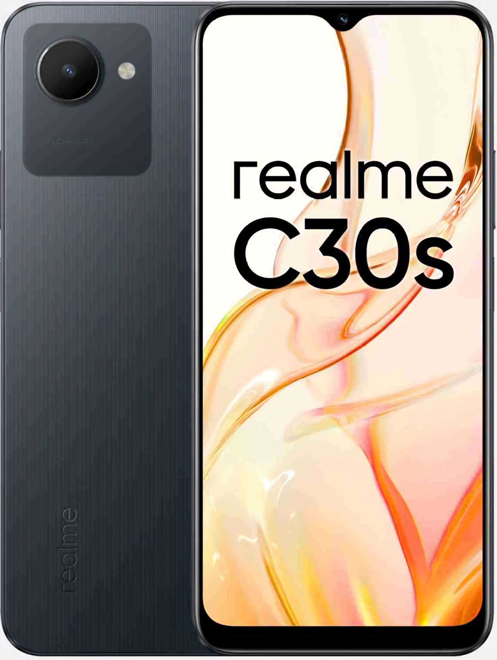realme C30s Dual-SIM 32GB ROM + 2GB RAM (Only GSM | No CDMA) Factory Unlocked 4G/LTE Smartphone (Stripe Black) - International Version