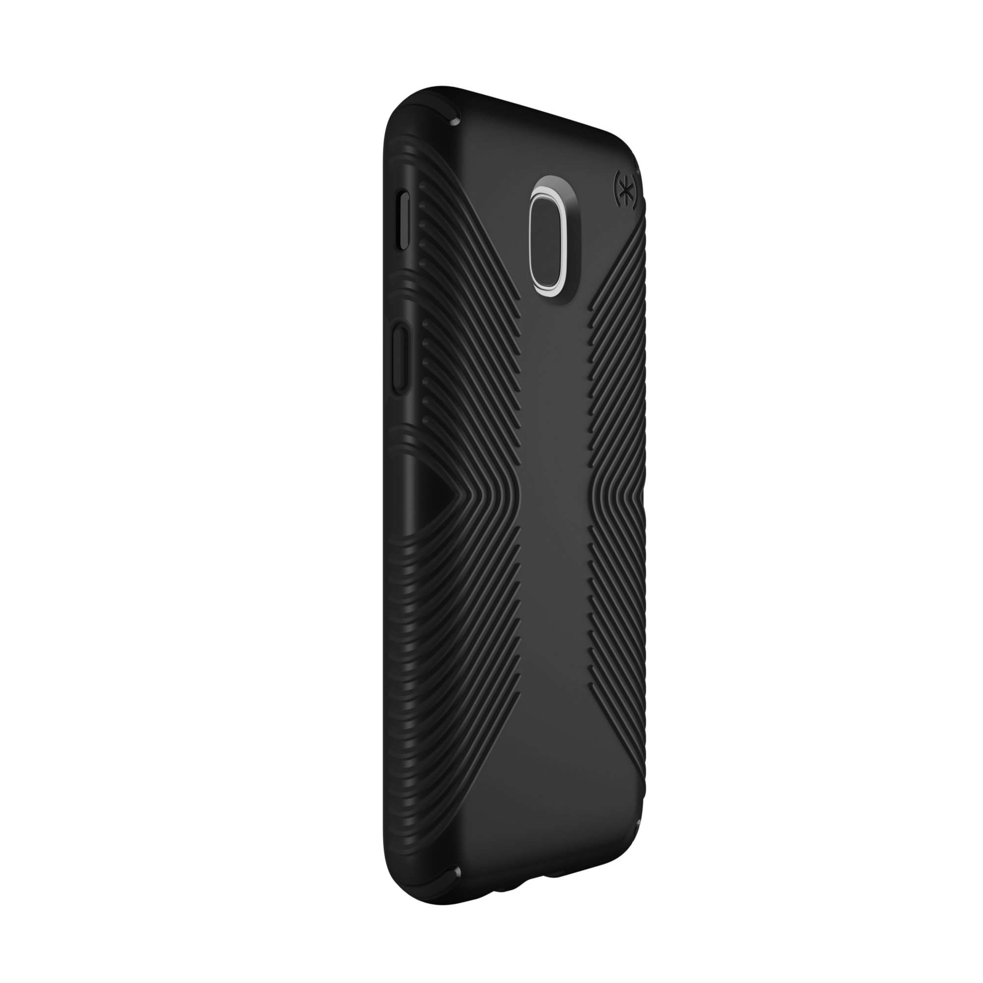 Speck Products Presidio Grip Samsung Galaxy J3 Case (fits Verizon J3 V 3rd Gen, AT&T Express Prime 3; Cricket Amp Prime 3, Sol 3; T-Mobile J3 Star), Black/Black 5