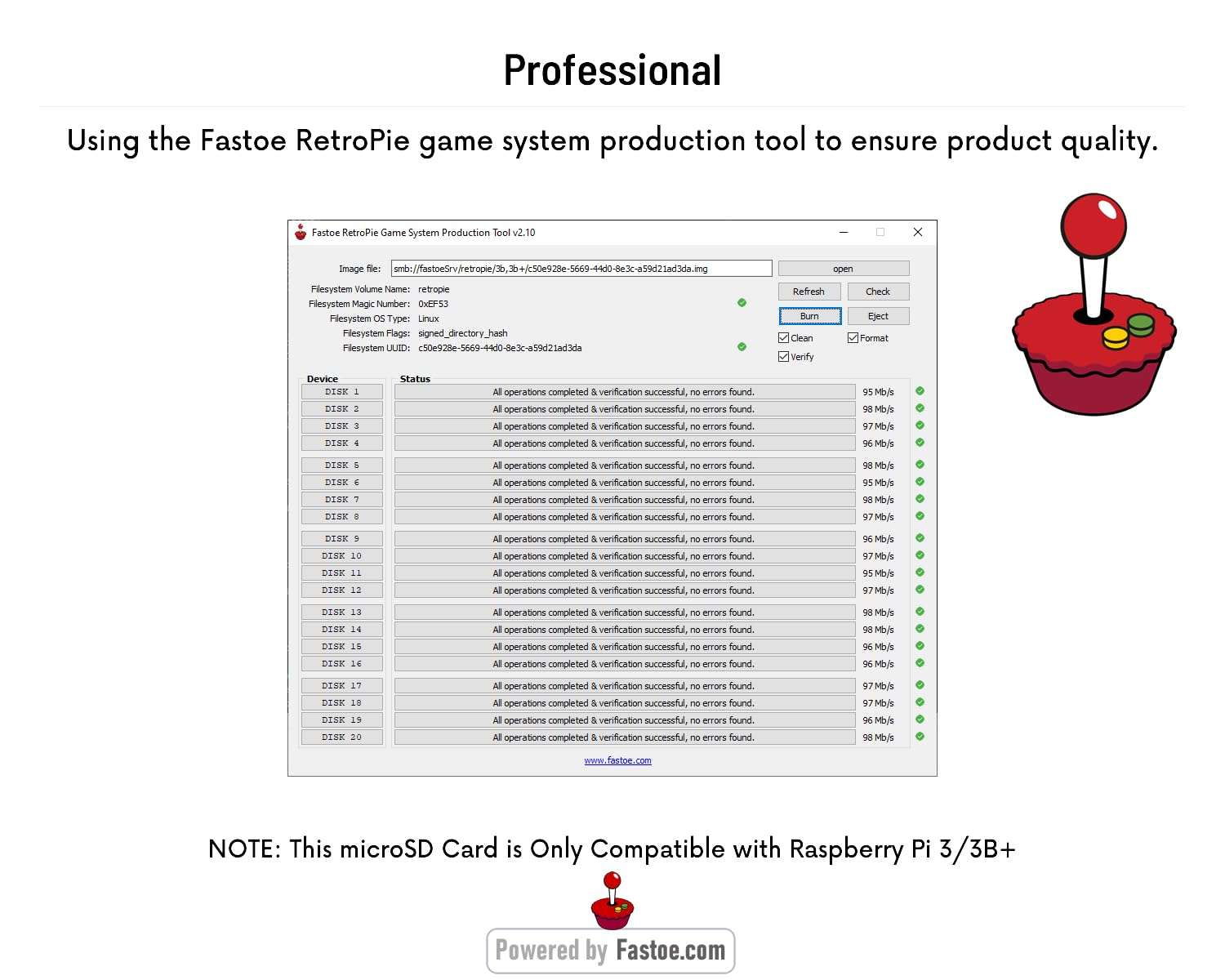 Fastoe 128GB Gaming microSD Card Preinstalled RetroPie with Games for Raspberry Pi 3/3B+ 6