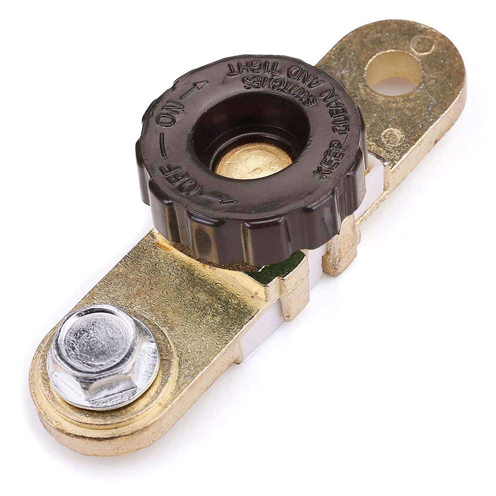 Spurtar Side Post Battery Disconnect, Battery kill switch, Battery shut off switch, Terminal Quick Disconnect Isolator, Automotive Replacement Battery Switches For Car Boat Yacht RV Camper Truck 1